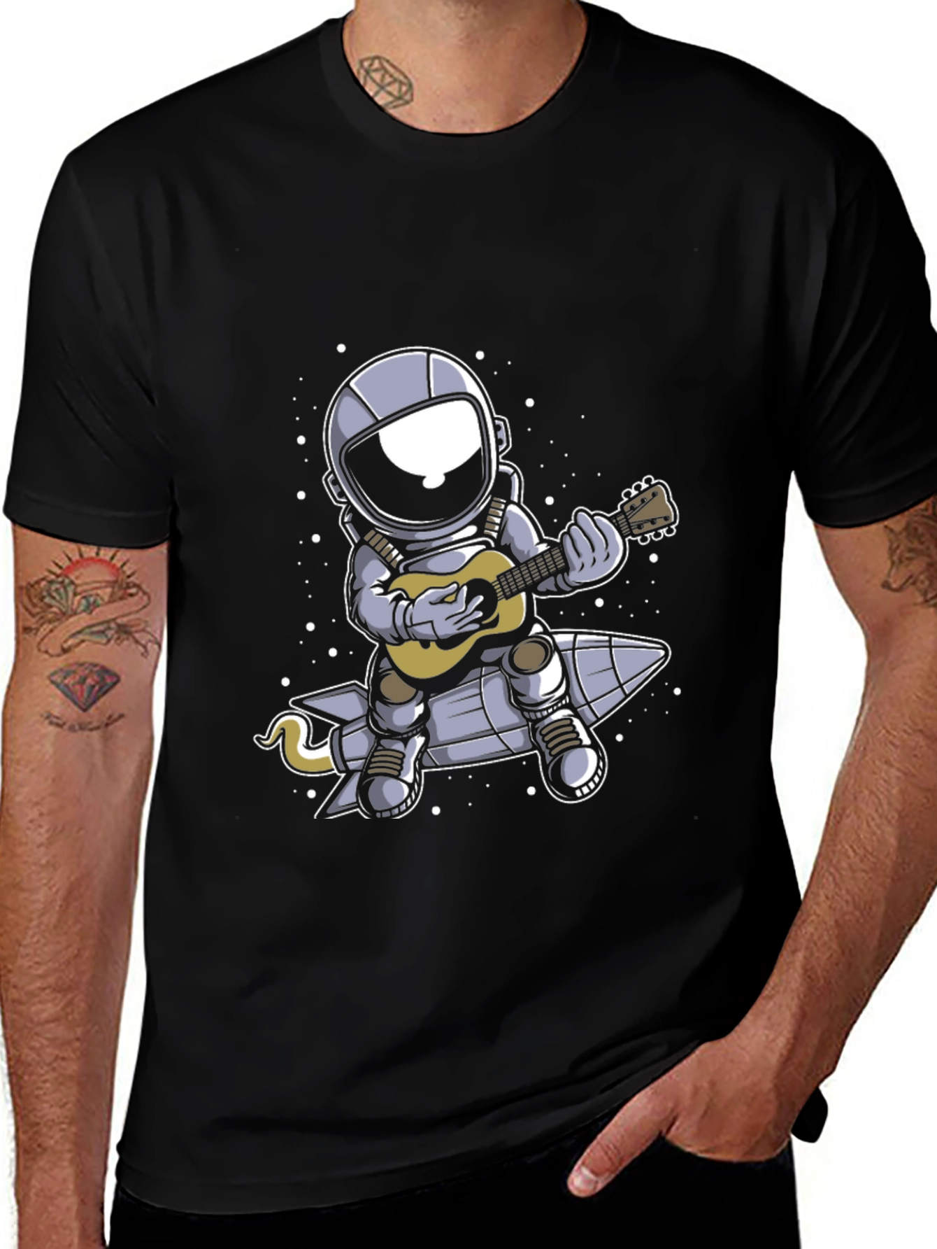 Variant 26 of Astronaut Guitar Player T-Shirt