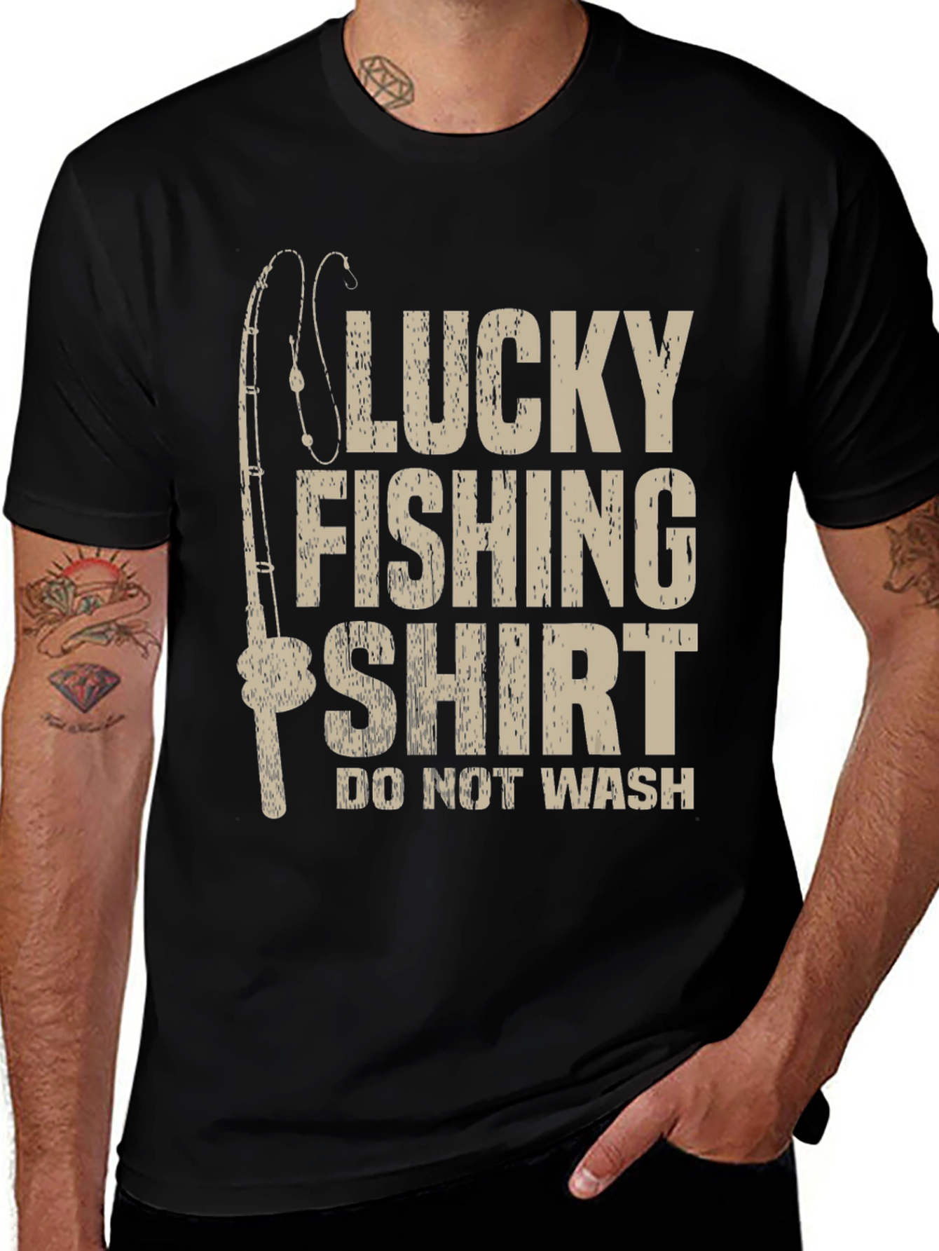 Variant 6 of Lucky Fishing Shirt - Men's Graphic Tee