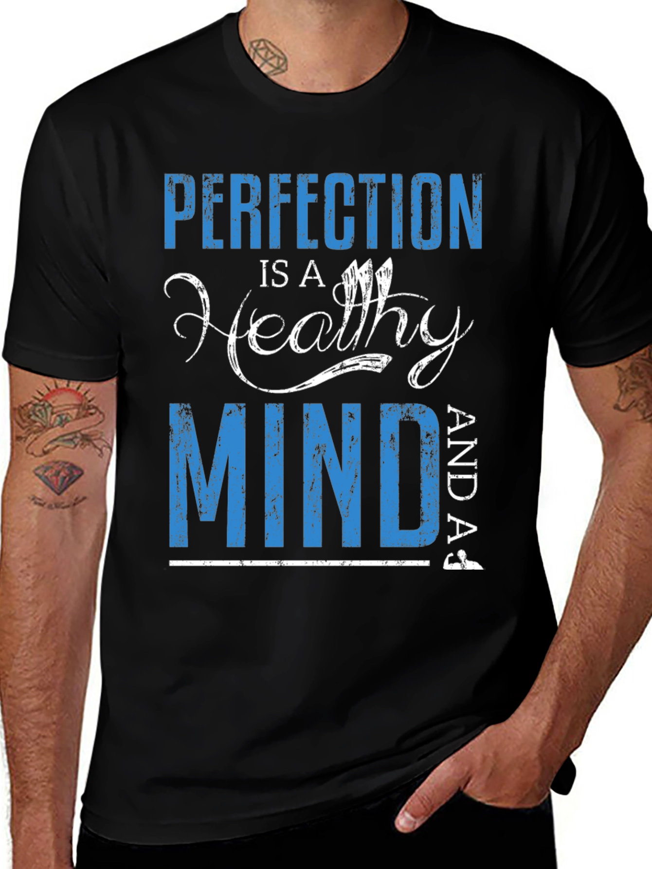 Variant 21 of Healthy Mind T-Shirt: Motivational Graphic Tee