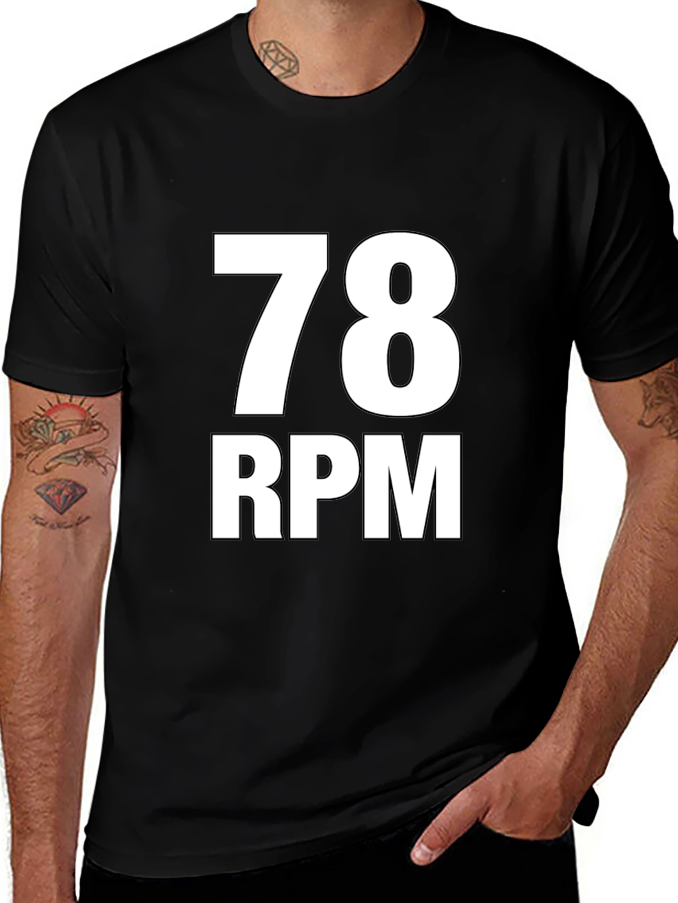 78 RPM T-Shirt - Retro Music Tee