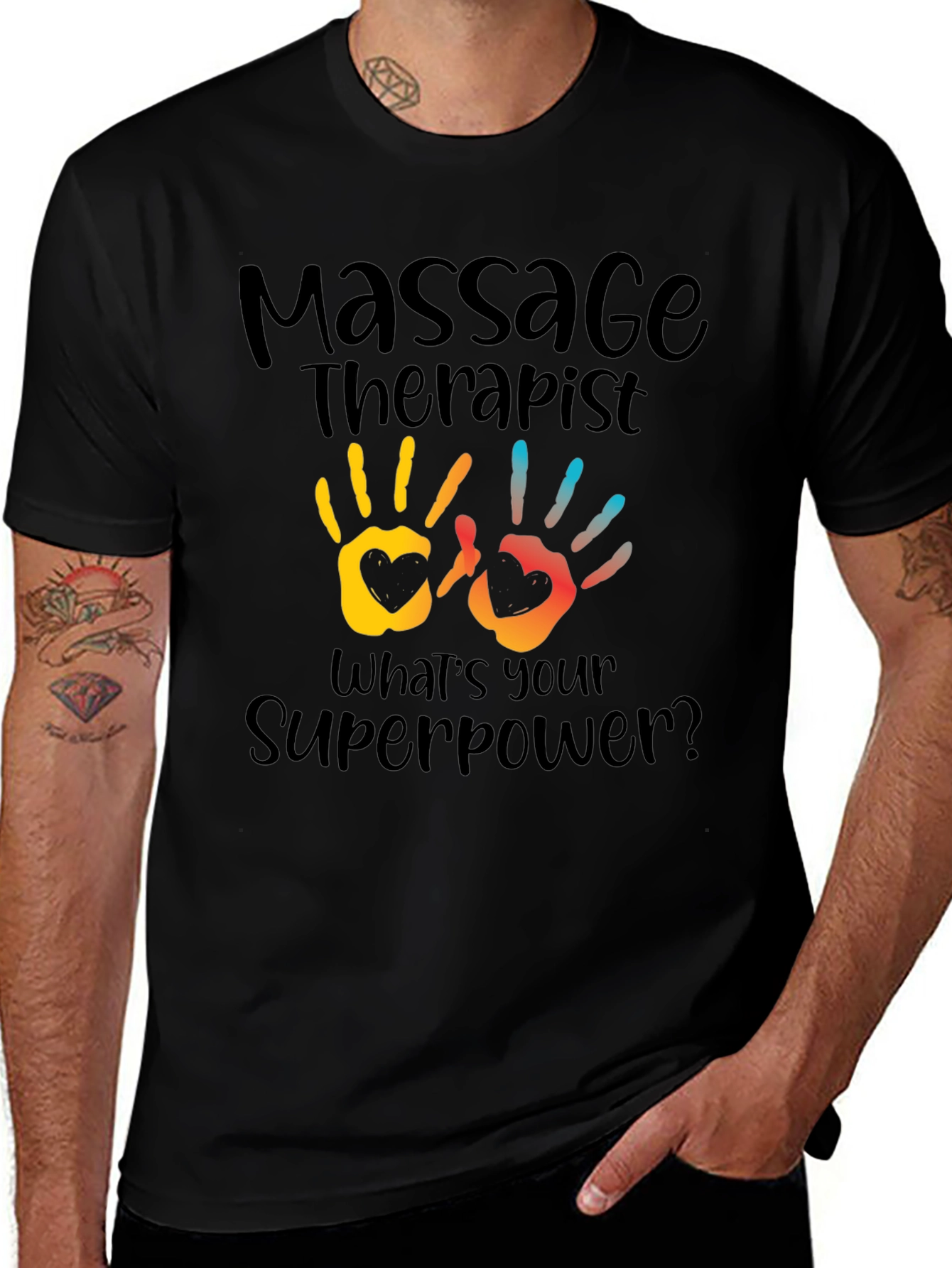 Variant 30 of Massage Therapist Superpower T-Shirt