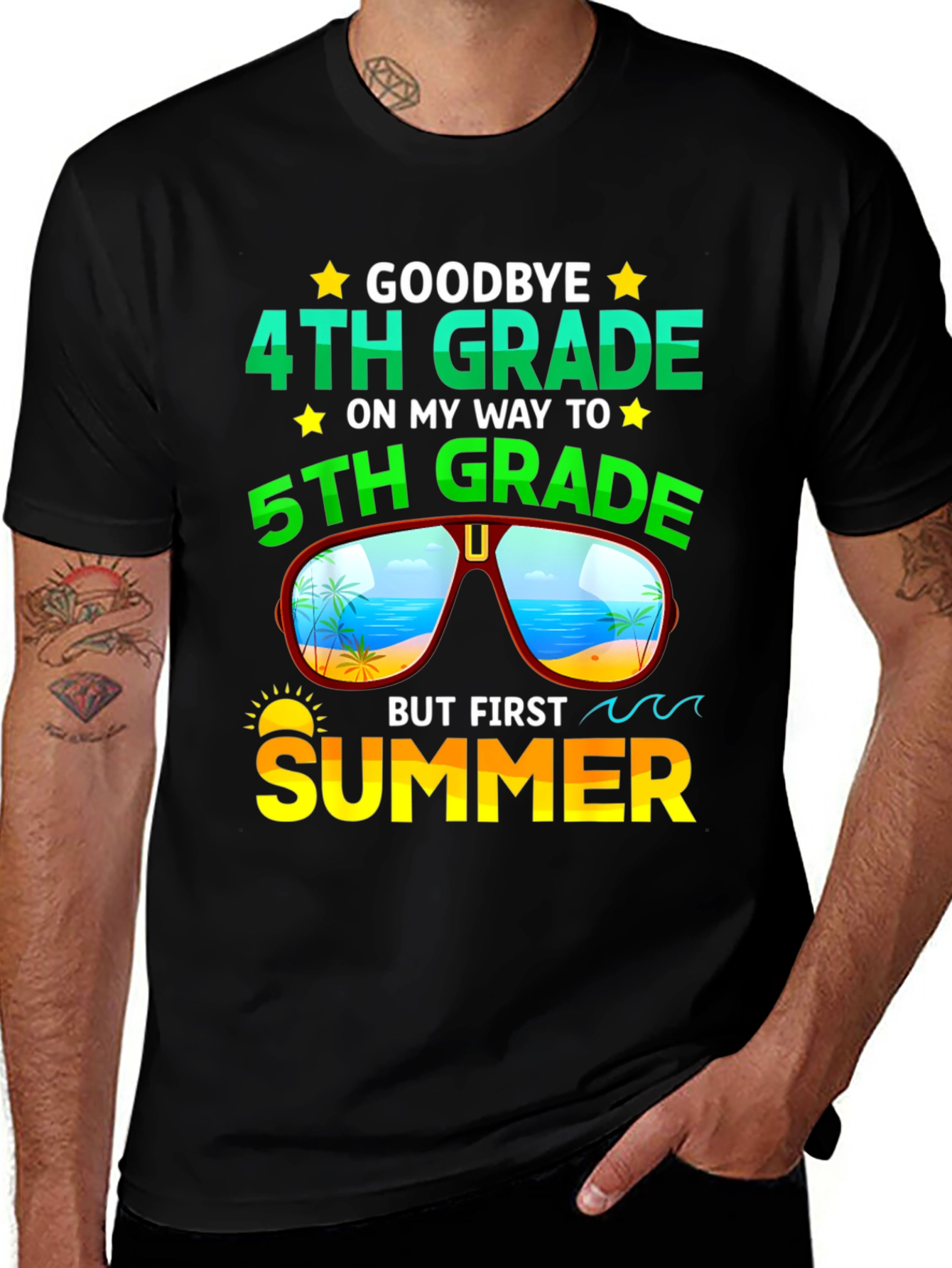 Variant 26 of Goodbye 4th Grade Summer T-Shirt