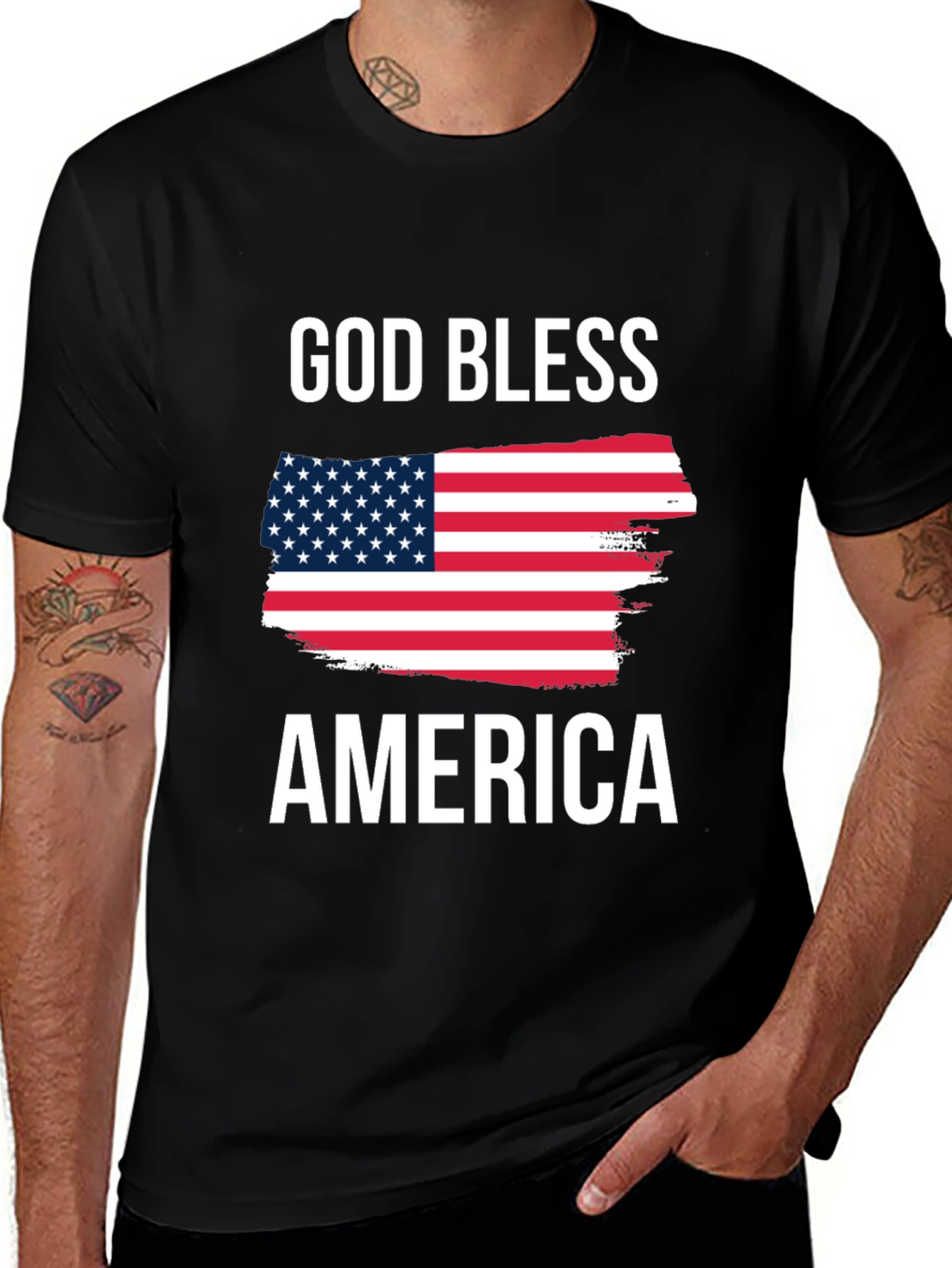 Variant 8 of God Bless America Patriotic T-Shirt