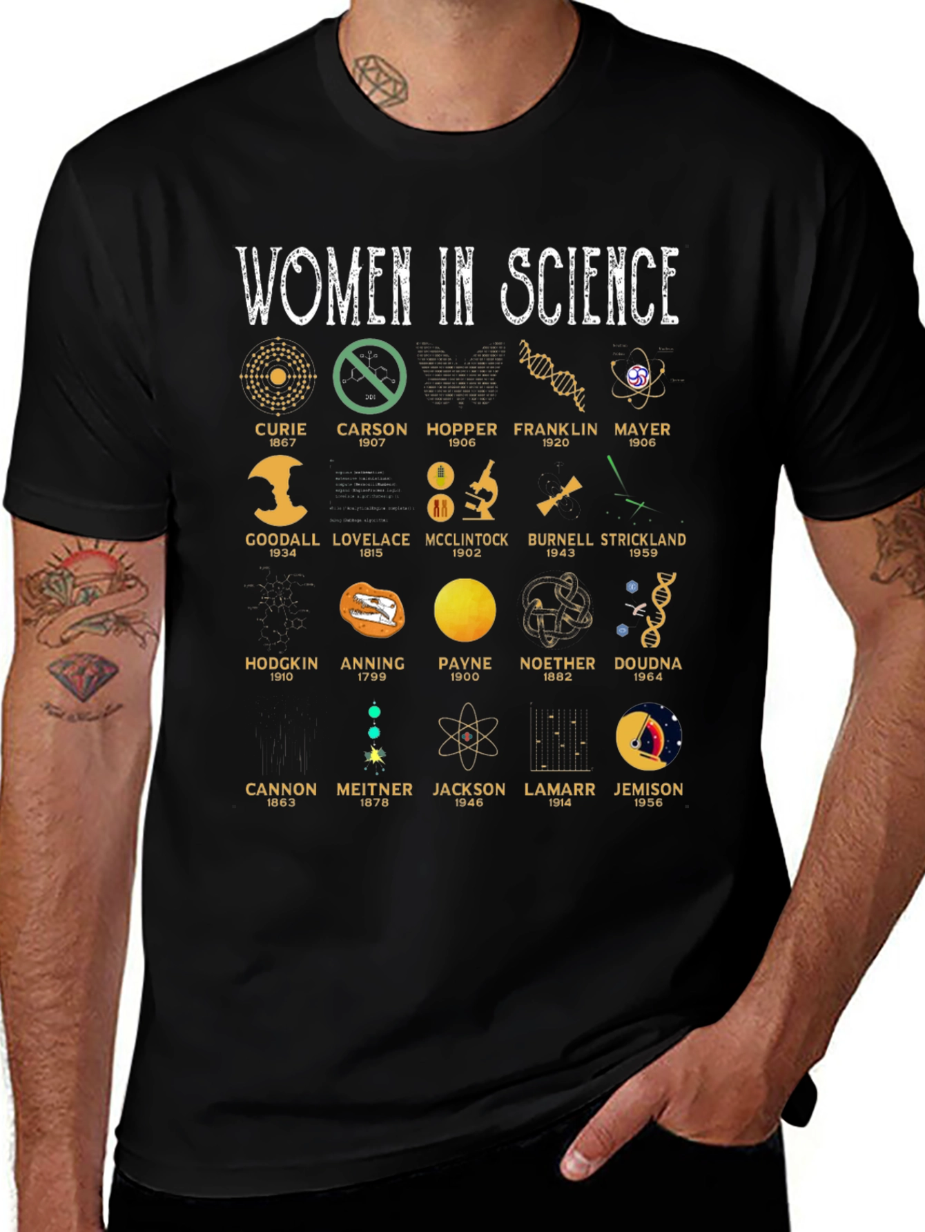 Variant 23 of Women in Science T-Shirt