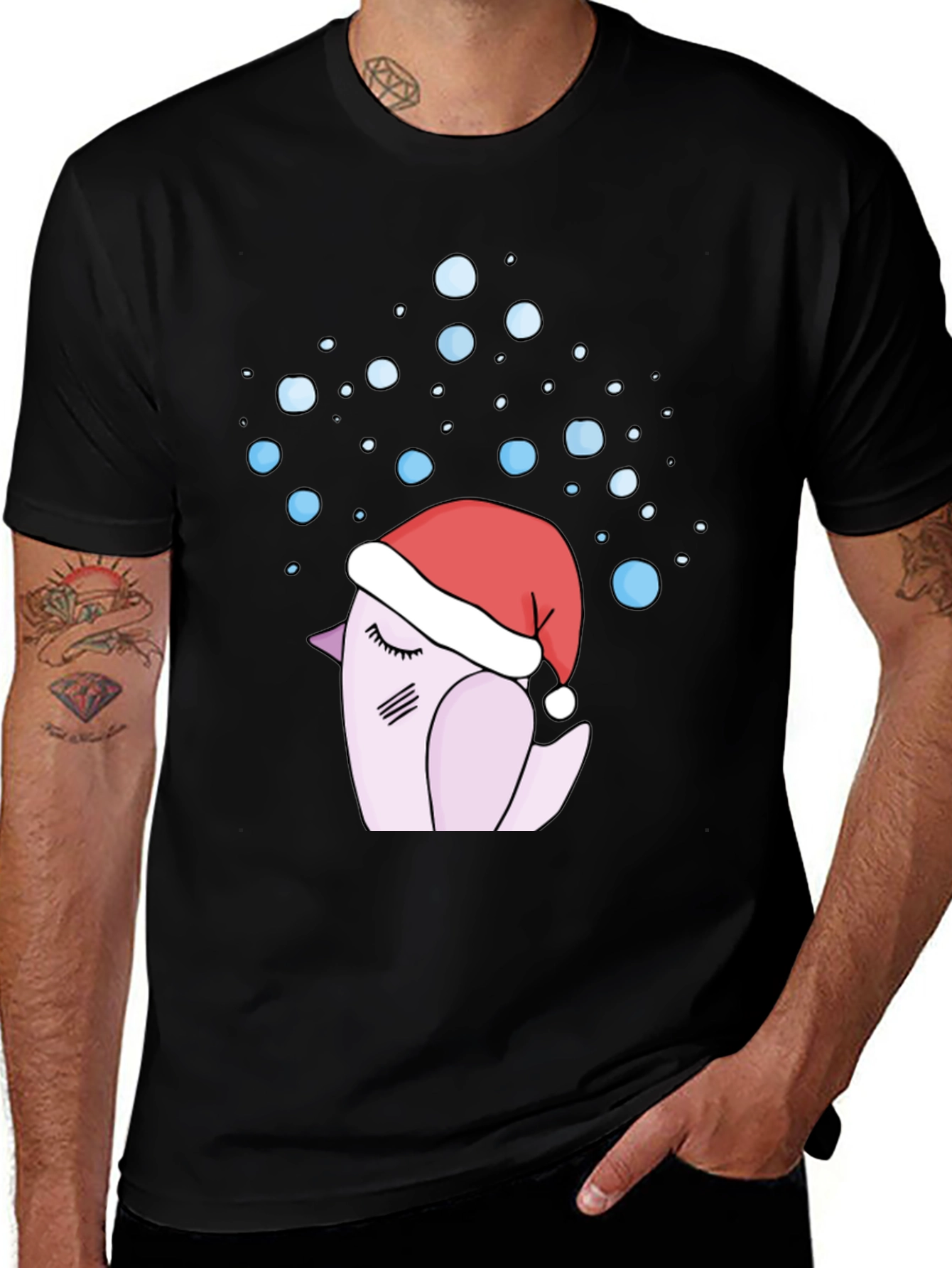 Variant 2 of Cute Holiday Bird T-Shirt