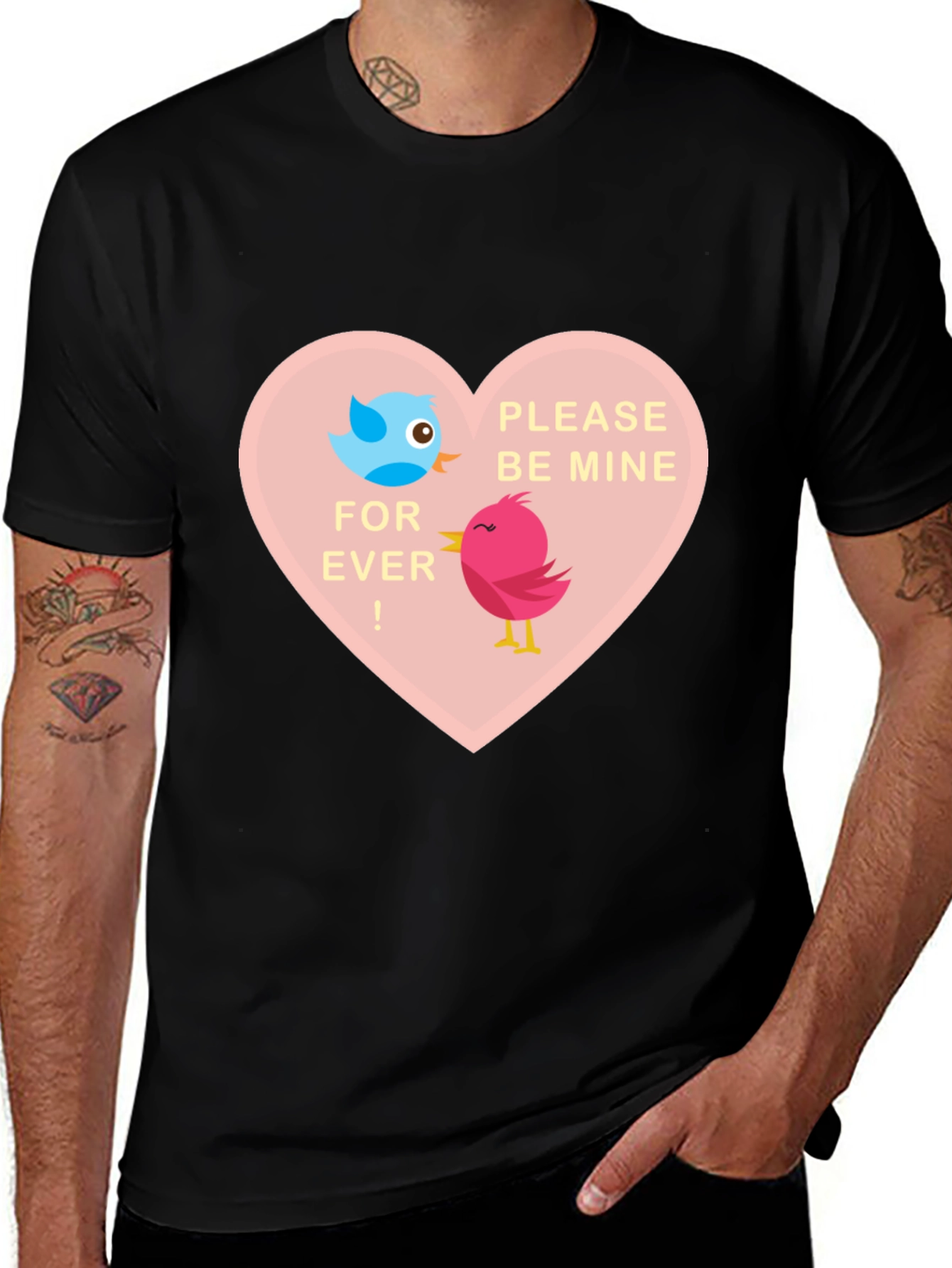 Variant 11 of Valentine's Day T-Shirt: Please Be Mine Forever
