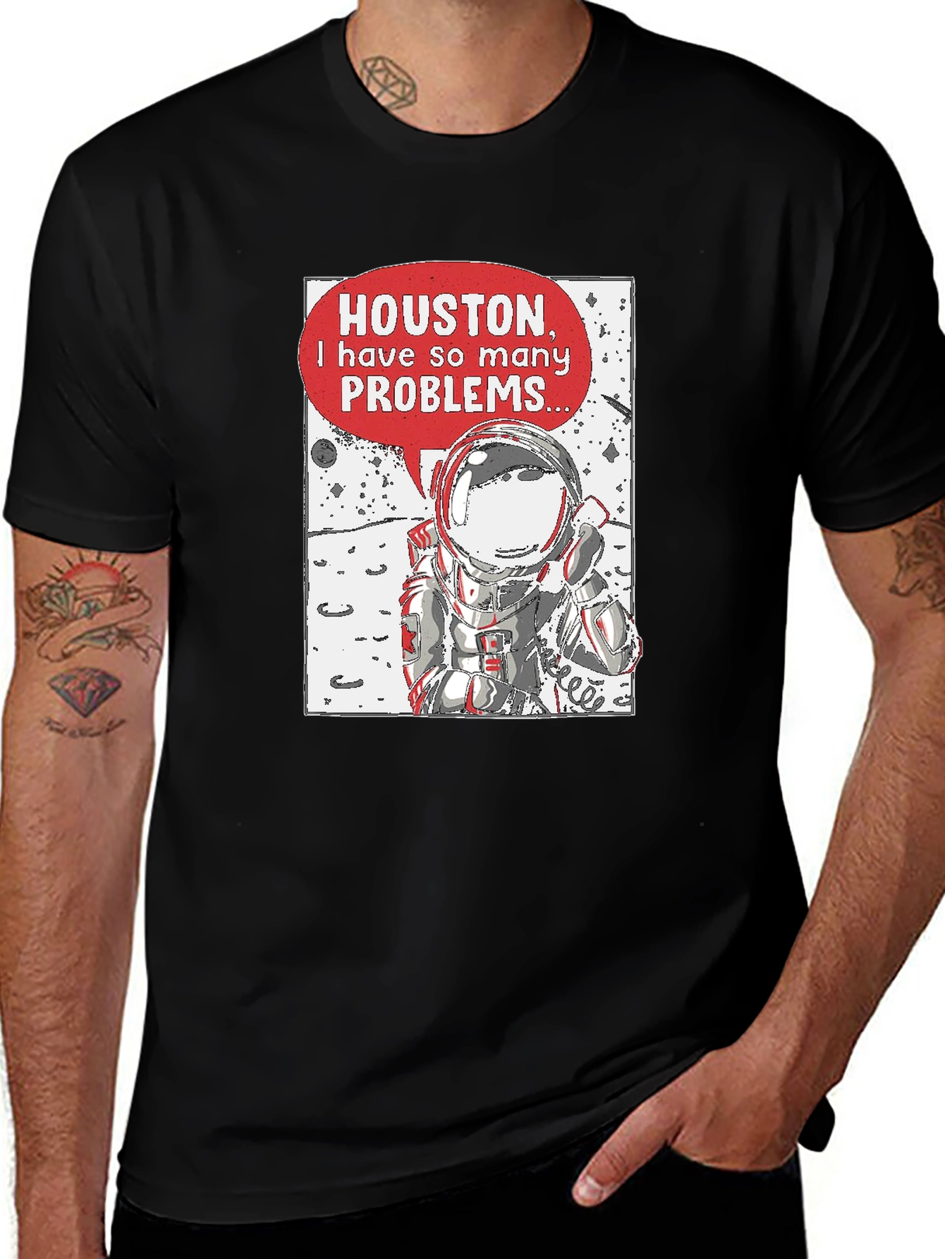 Variant 25 of Astronaut Problems T-Shirt - Houston We Have a Problem