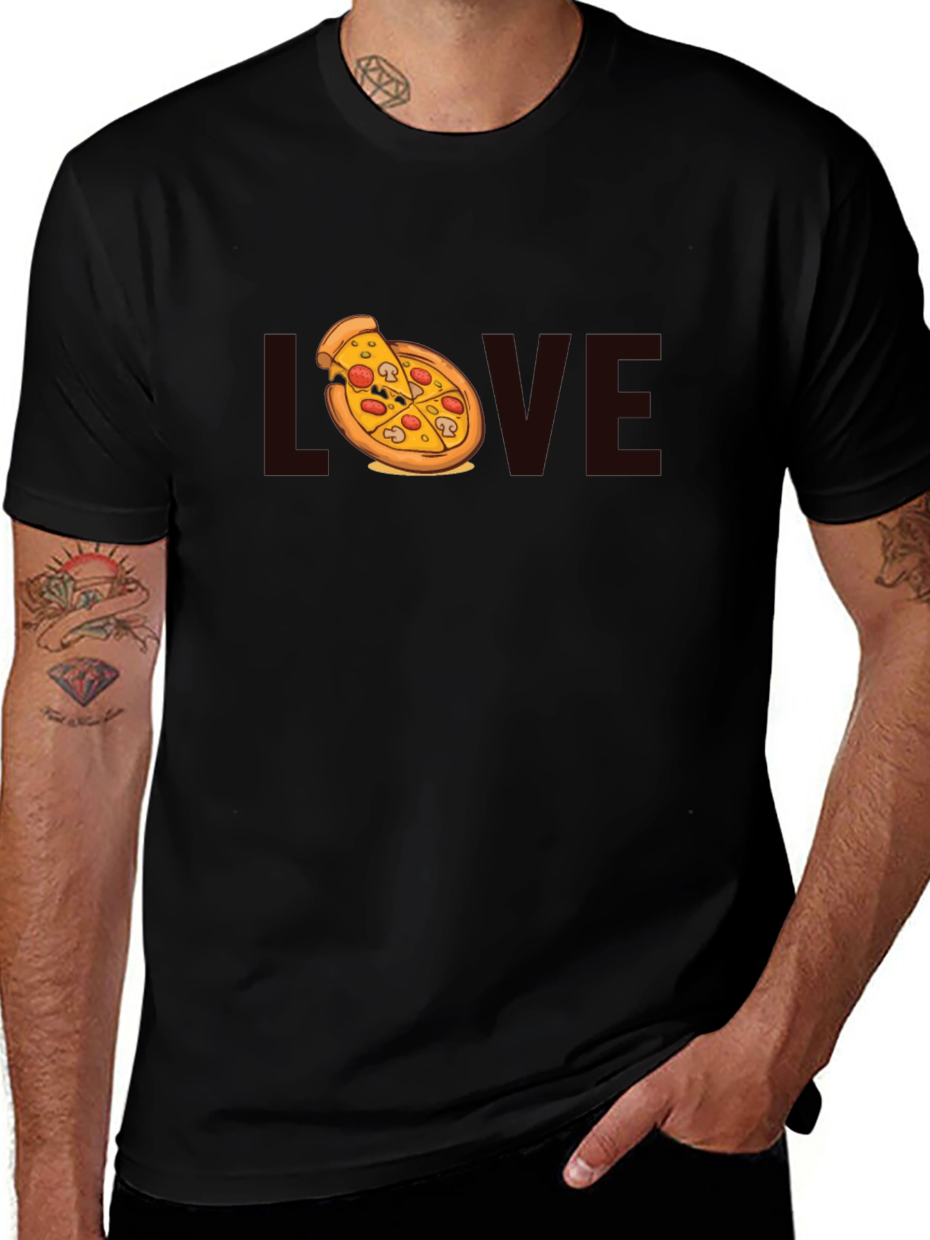 Pizza Love Graphic Tee - Casual Comfort