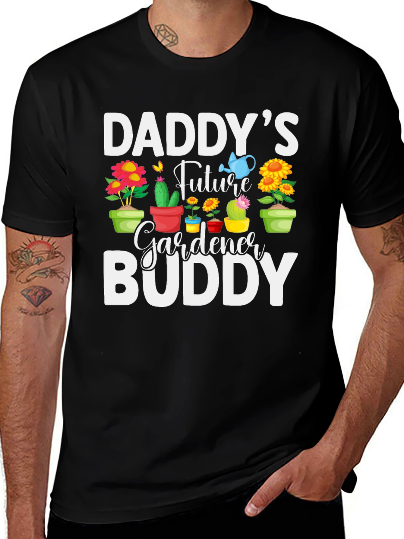 Variant 6 of Daddy's Future Gardener Buddy T-Shirt