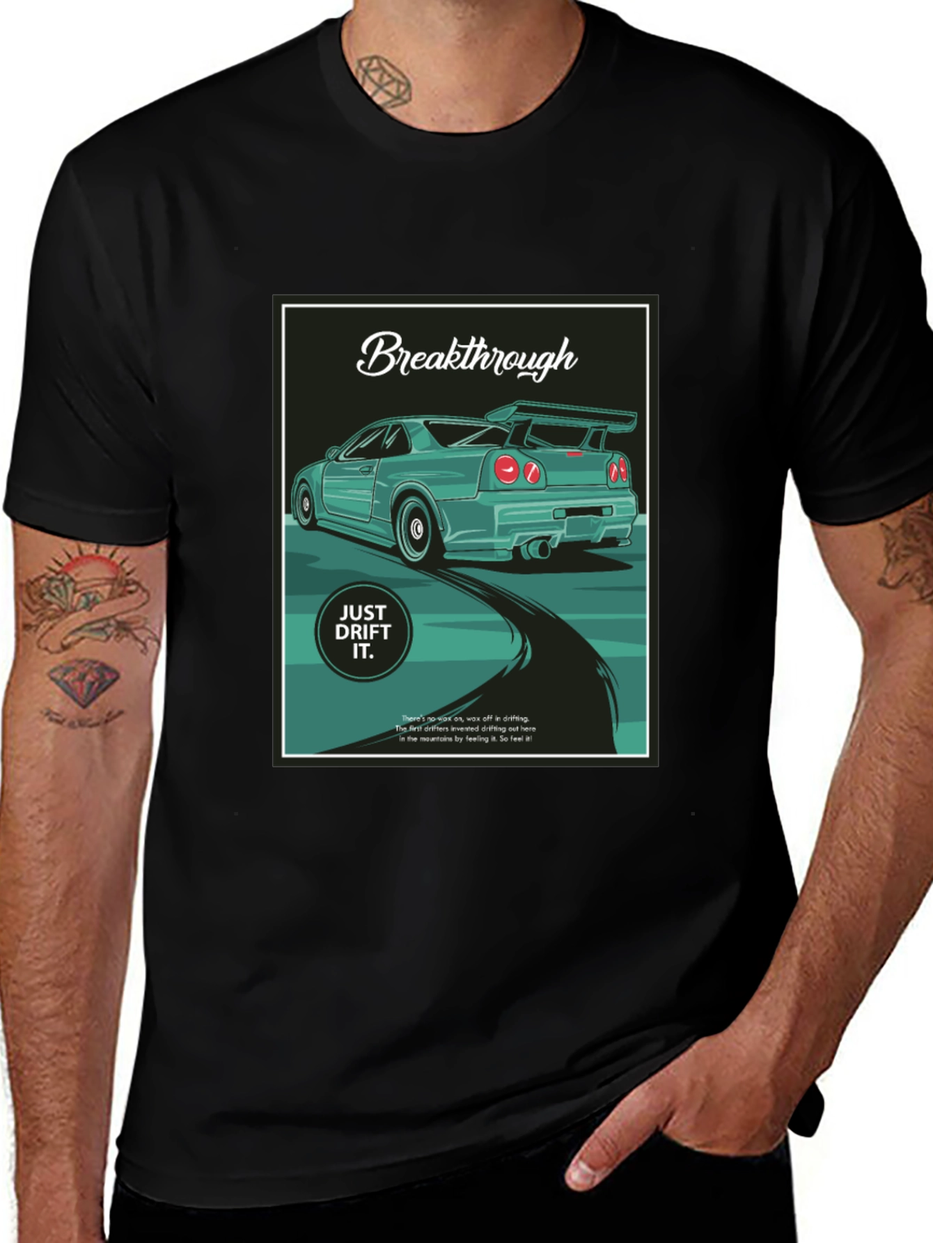 Variant 12 of Breakthrough Just Drift It Black T-Shirt