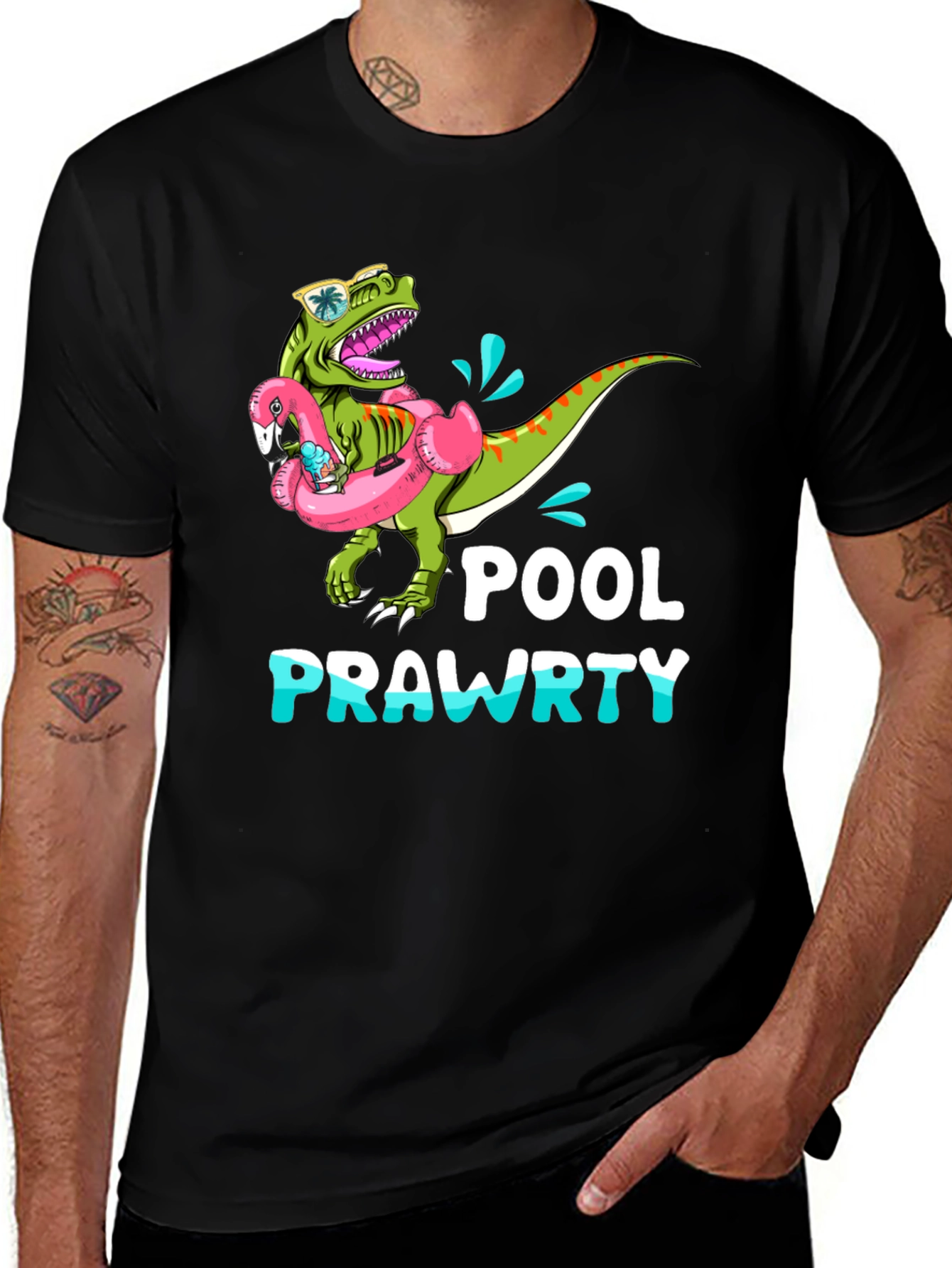Variant 22 of Dino Pool Pawrty T-Shirt