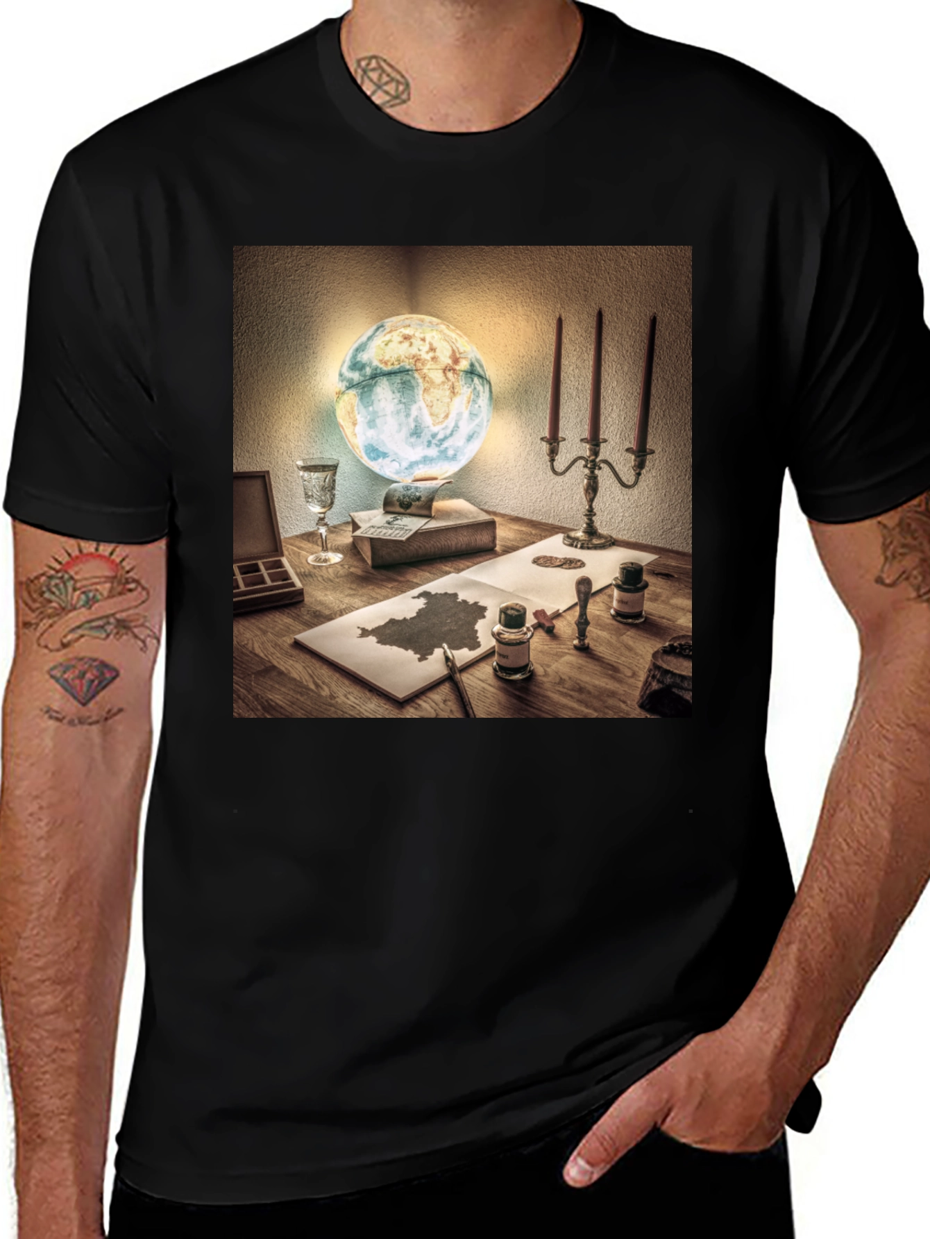 Variant 22 of Vintage Mapmaking T-Shirt