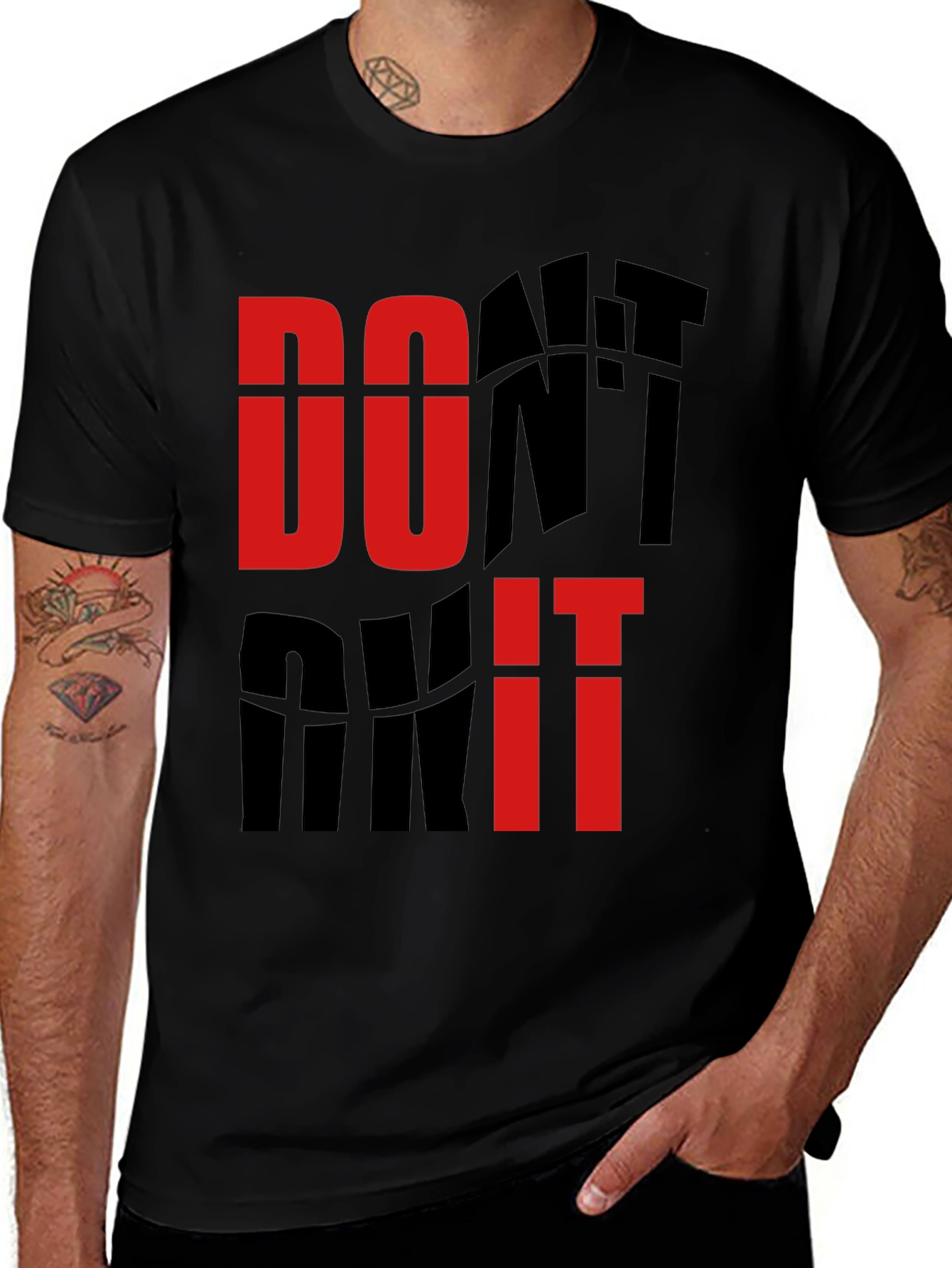 Variant 19 of Don't Quit Graphic Tee