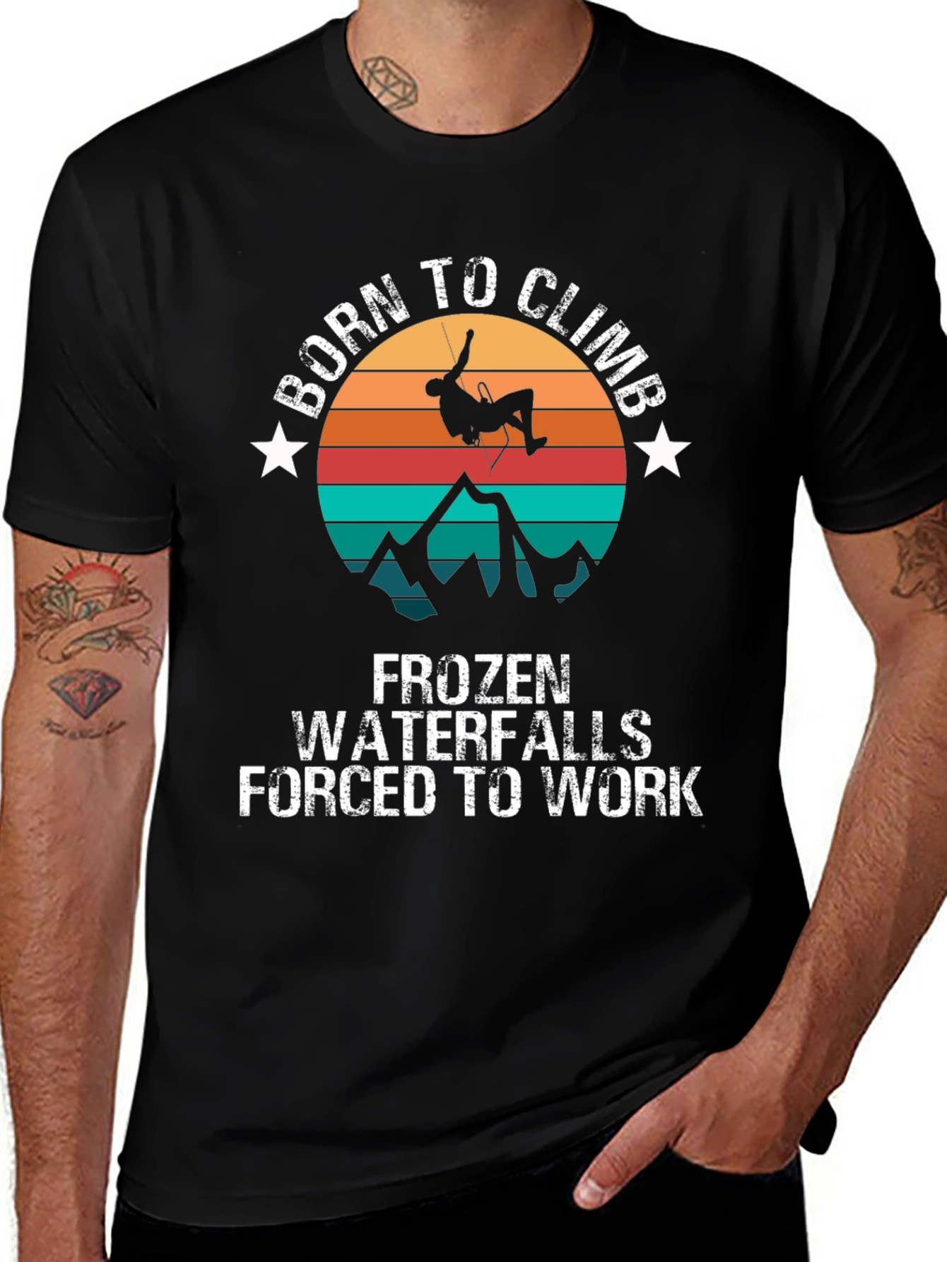 Variant 20 of Born to Climb T-Shirt