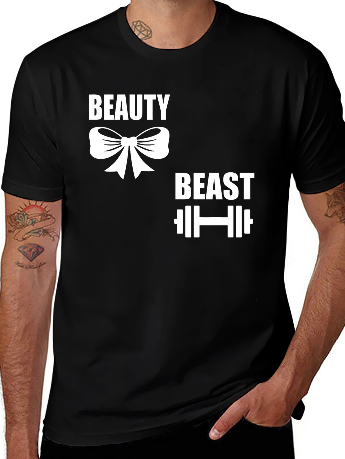 Variant 15 of Beauty & Beast Matching T-Shirt