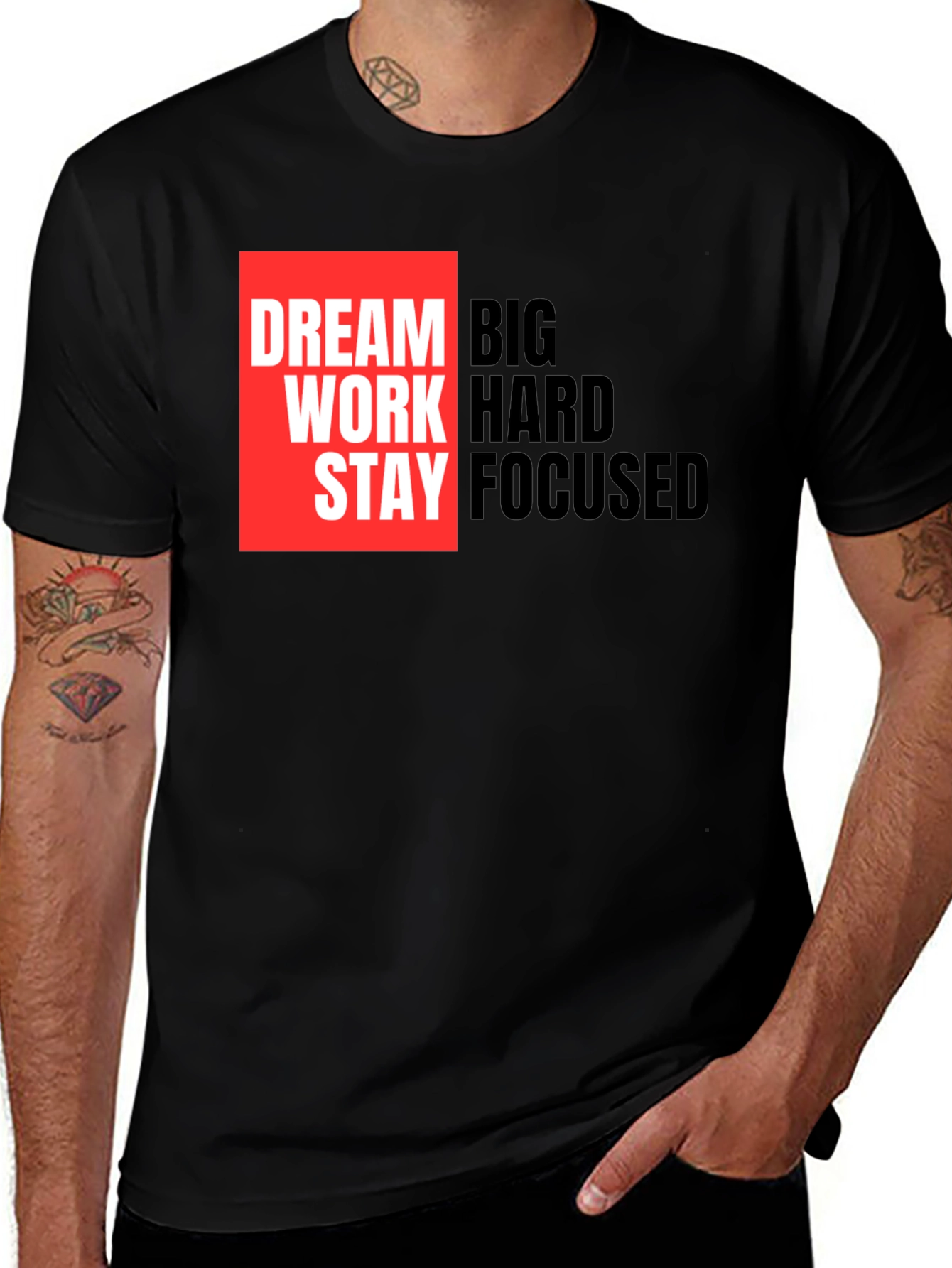 Dream Big Graphic T-Shirt - Motivational Tee