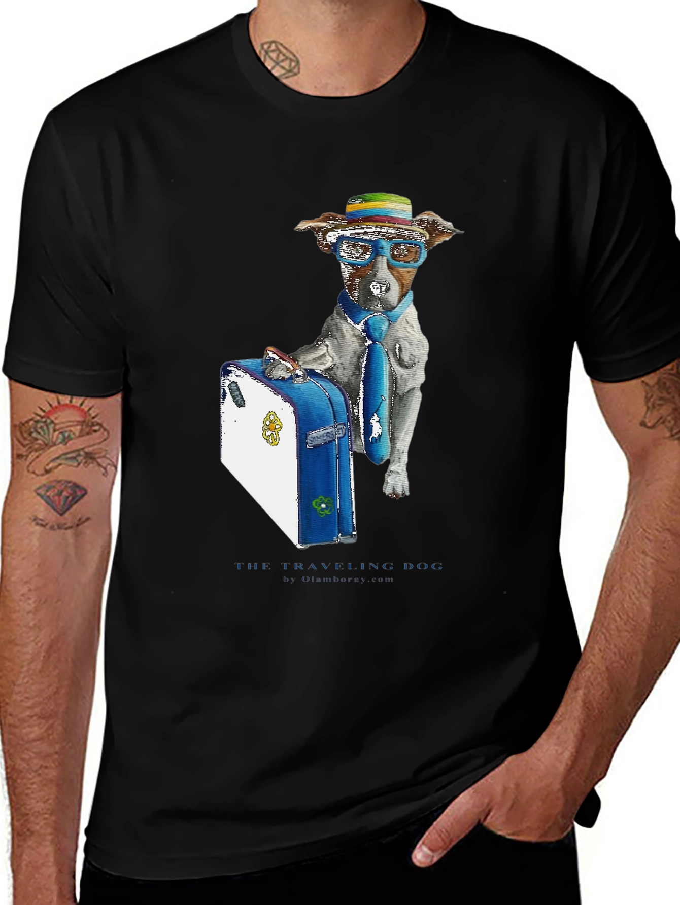 Variant 20 of Traveling Dog T-Shirt