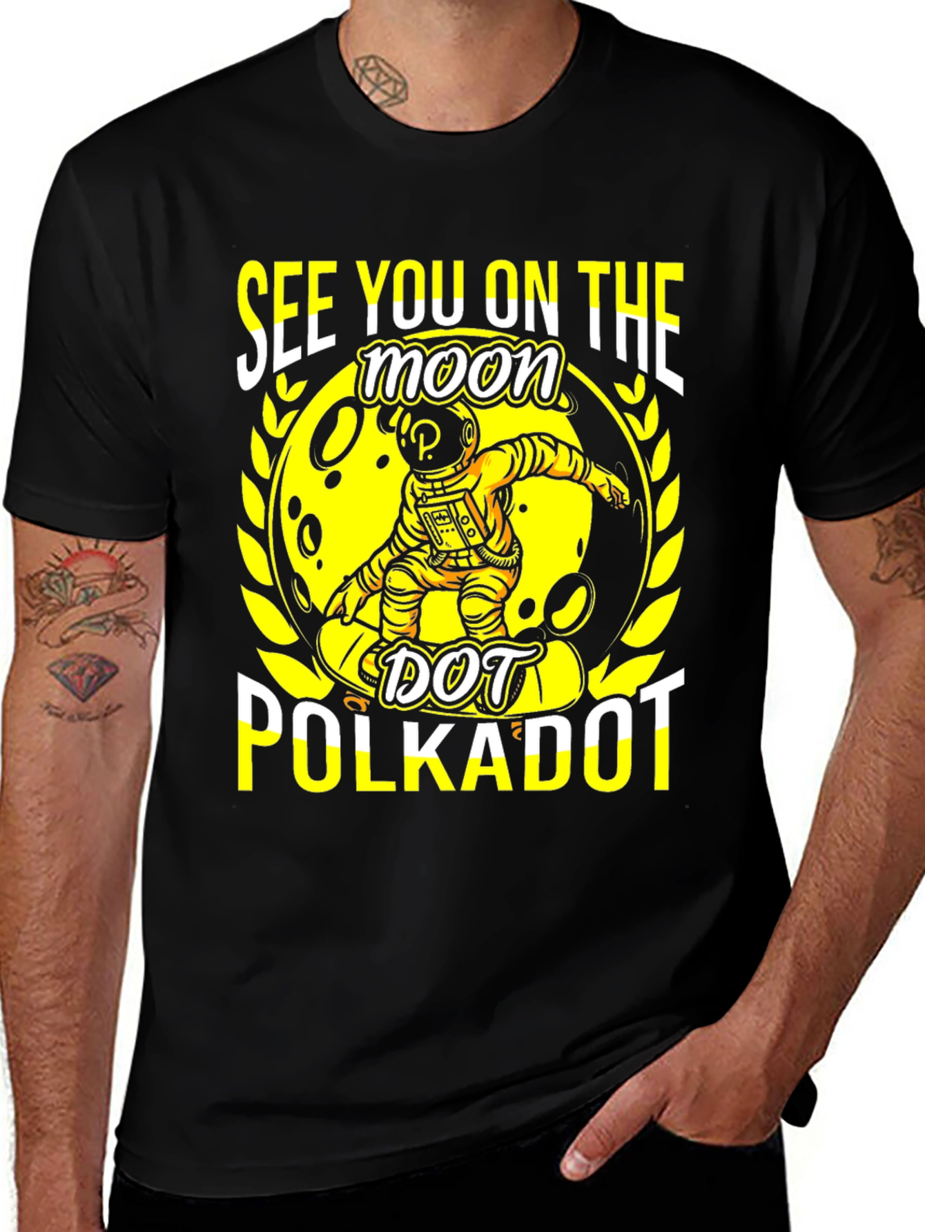 Variant 27 of See You On The Moon Polkadot T-Shirt