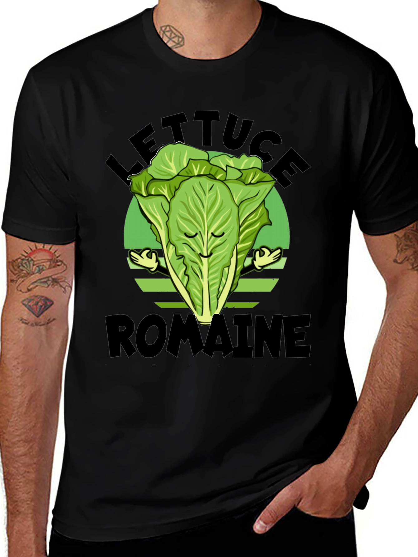 Variant 17 of Lettuce Romaine T-Shirt - Funny Vegetable Pun Tee