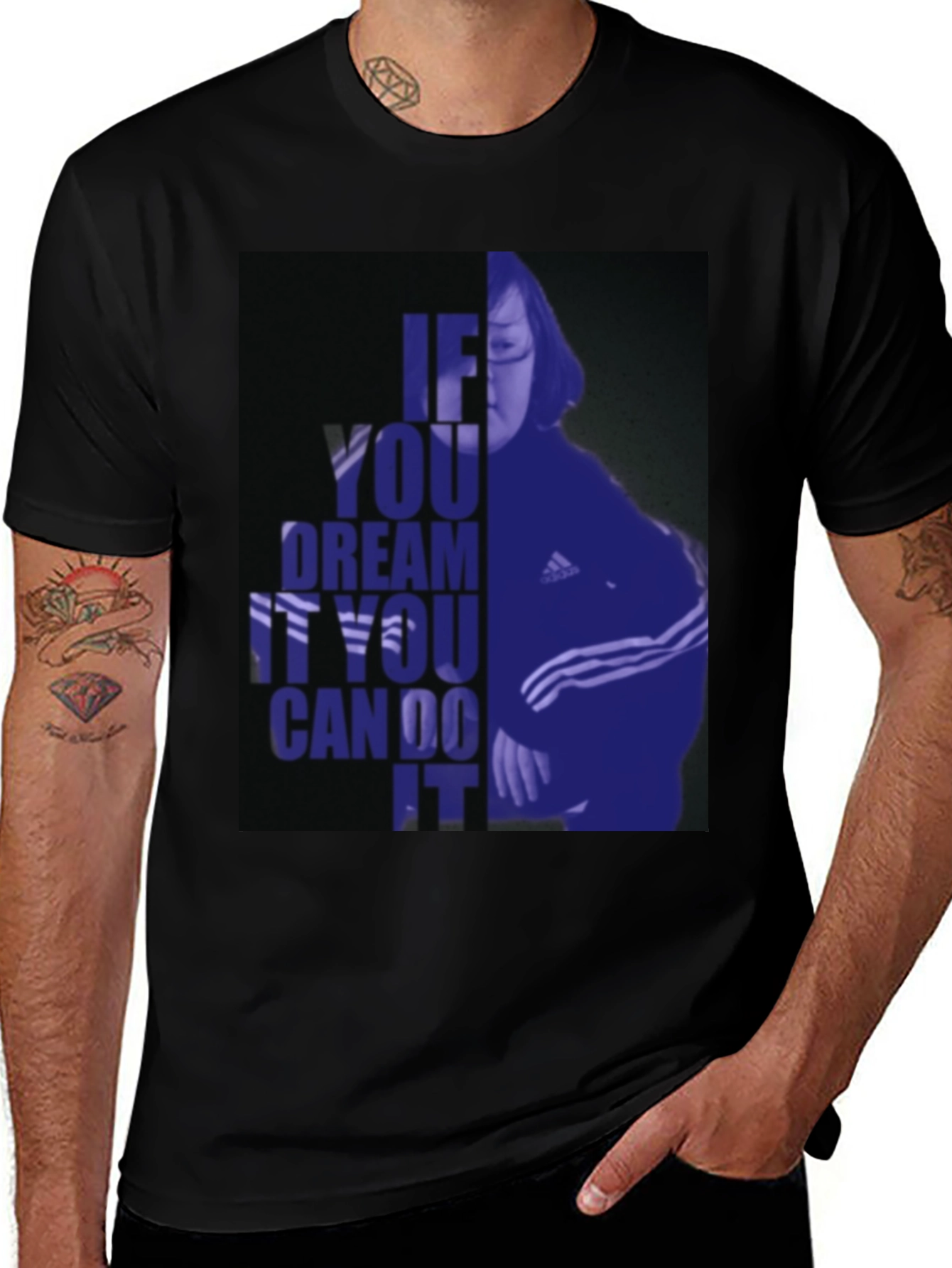 Variant 26 of Inspirational Graphic T-Shirt - Dream It, Do It