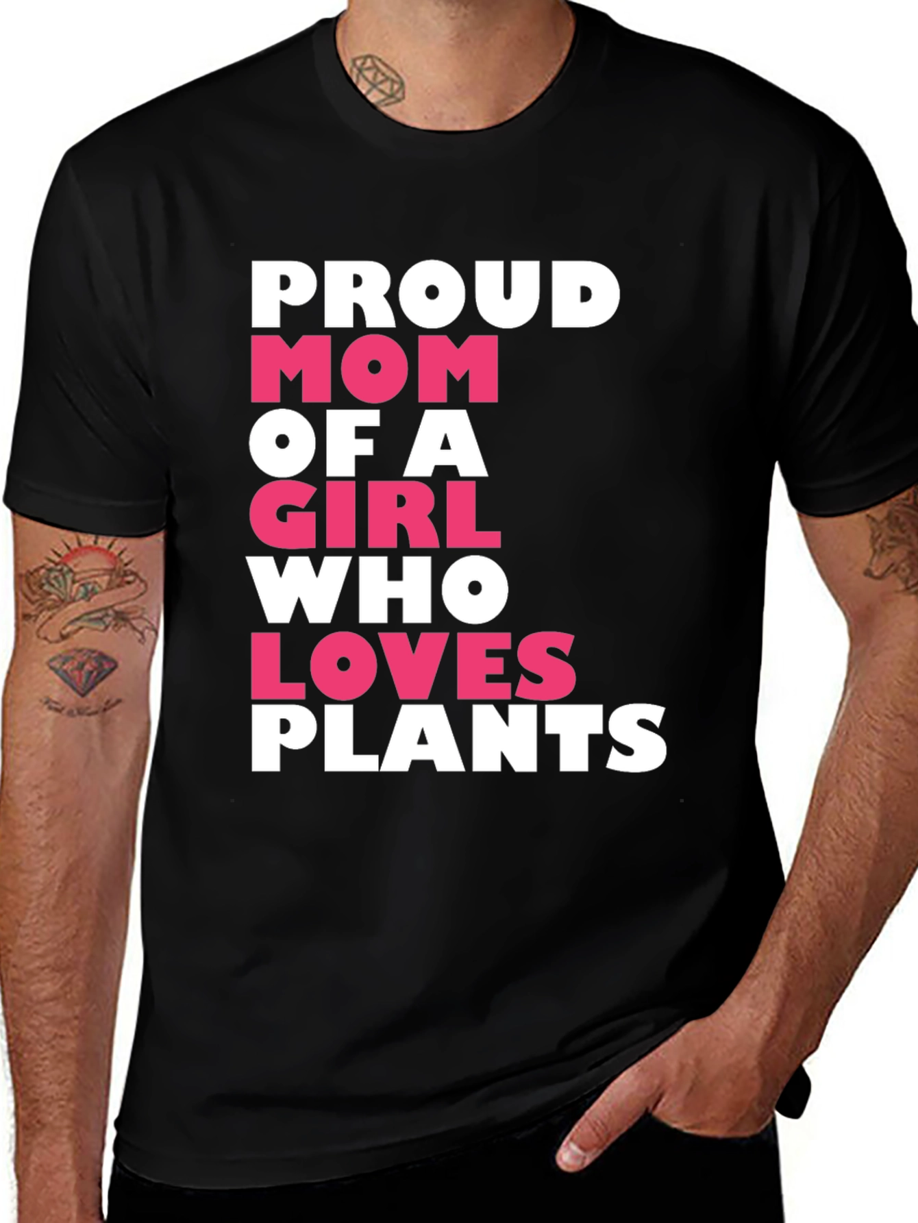 Variant 28 of Proud Mom of a Girl Who Loves Plants T-Shirt