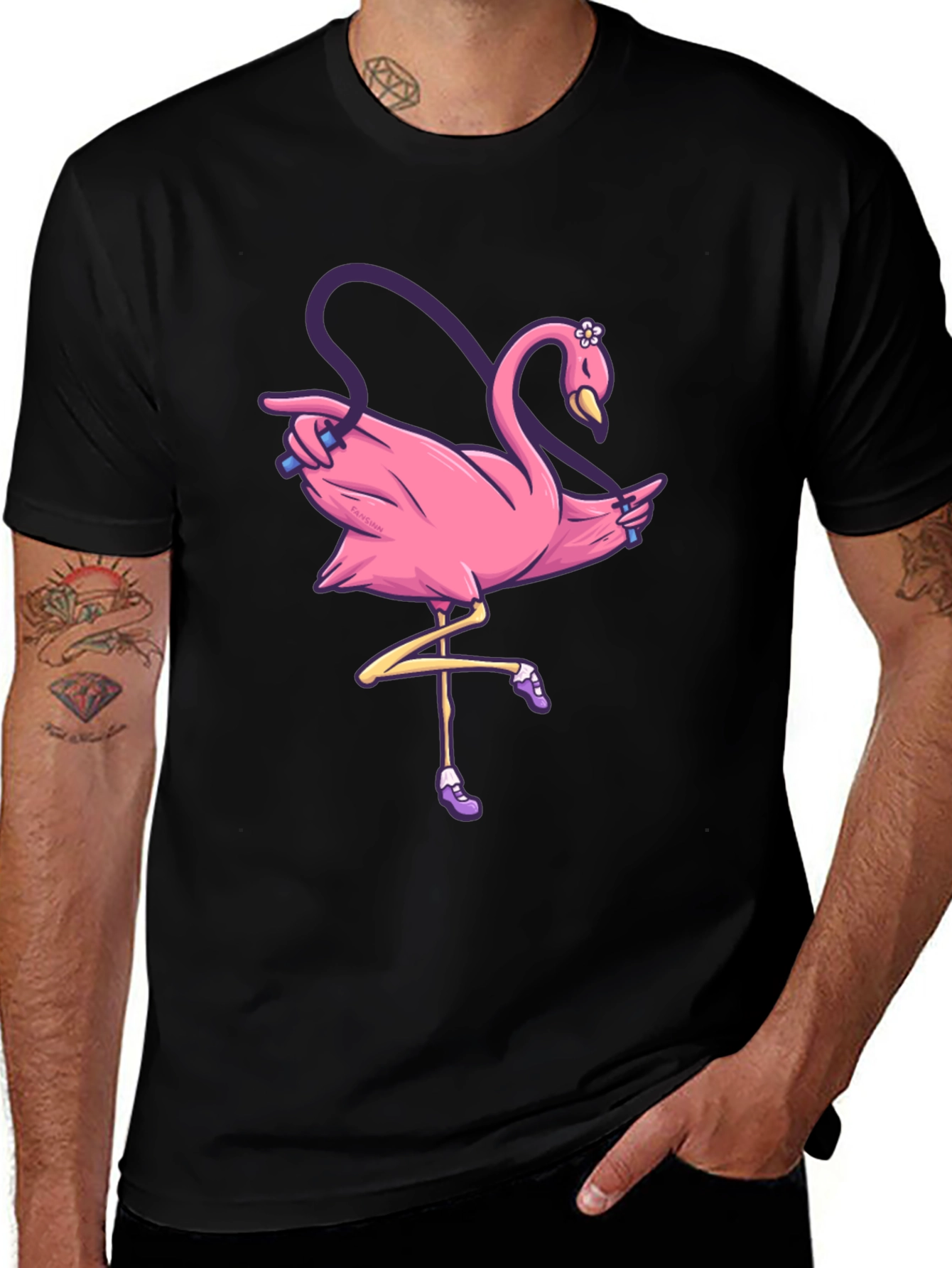 Variant 16 of Pink Flamingo Jump Rope T-Shirt