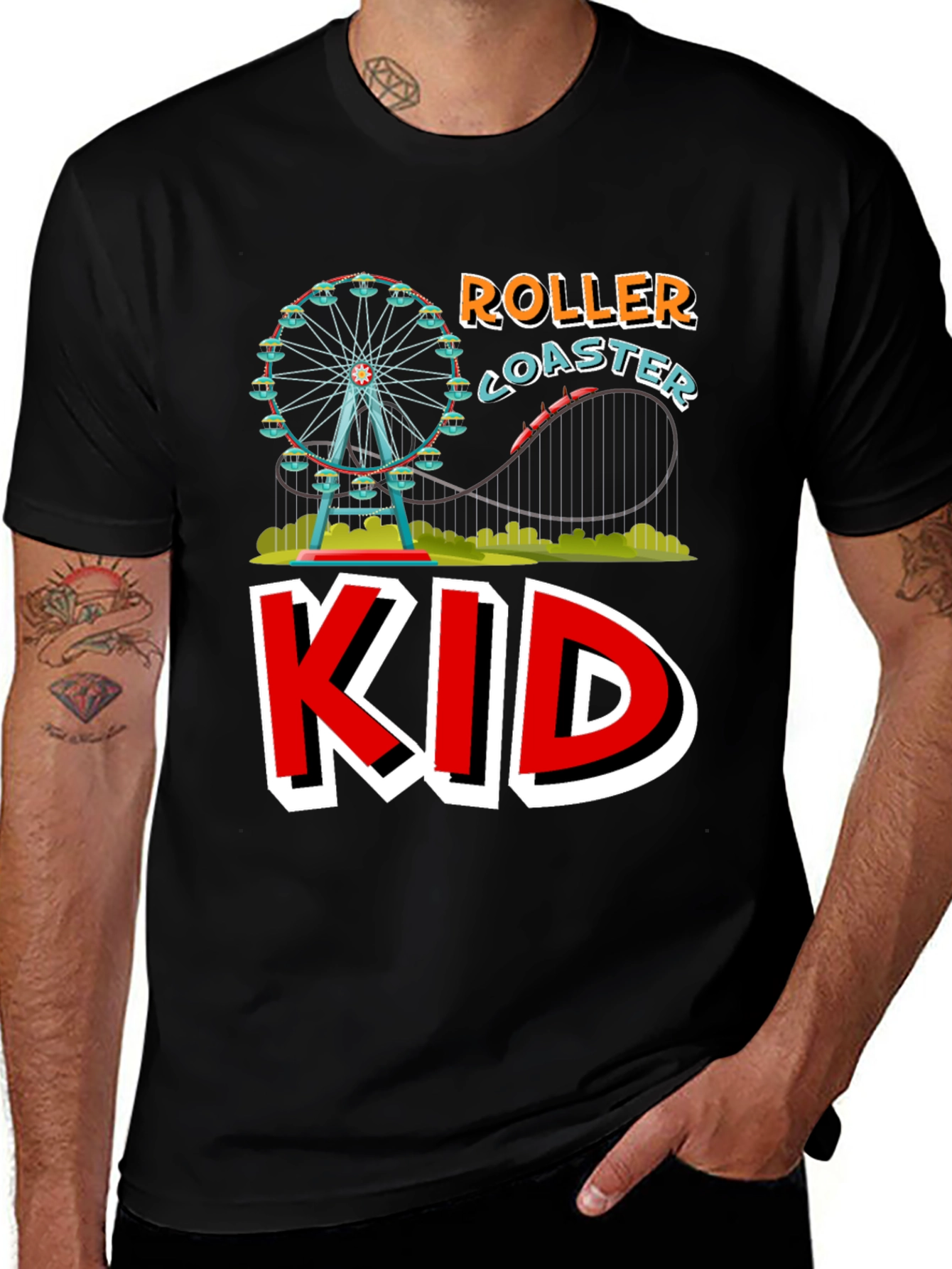 Roller Coaster Kid T-Shirt - Theme Park Apparel