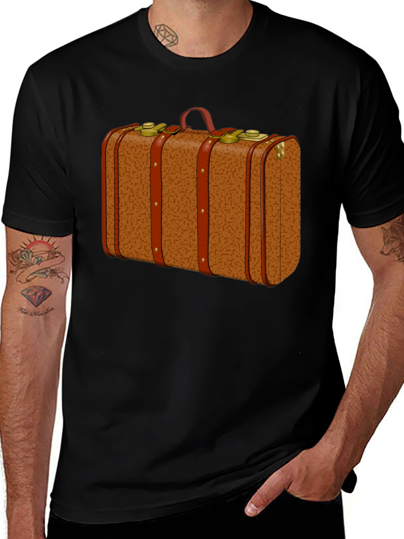 Variant 10 of Vintage Suitcase Graphic Tee