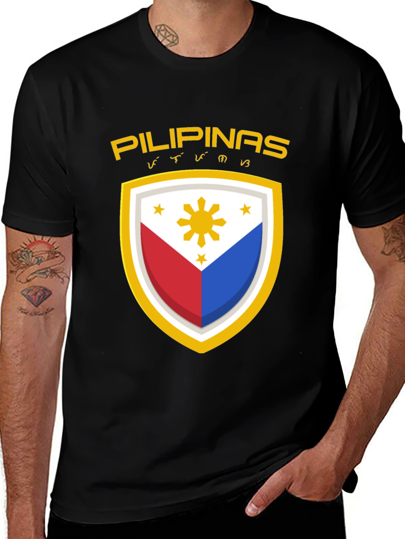 Pilipinas Flag Graphic T-Shirt