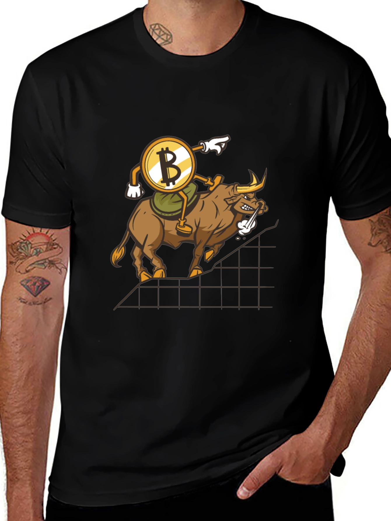 Bitcoin Bull Run T-Shirt - Crypto Trading Tee