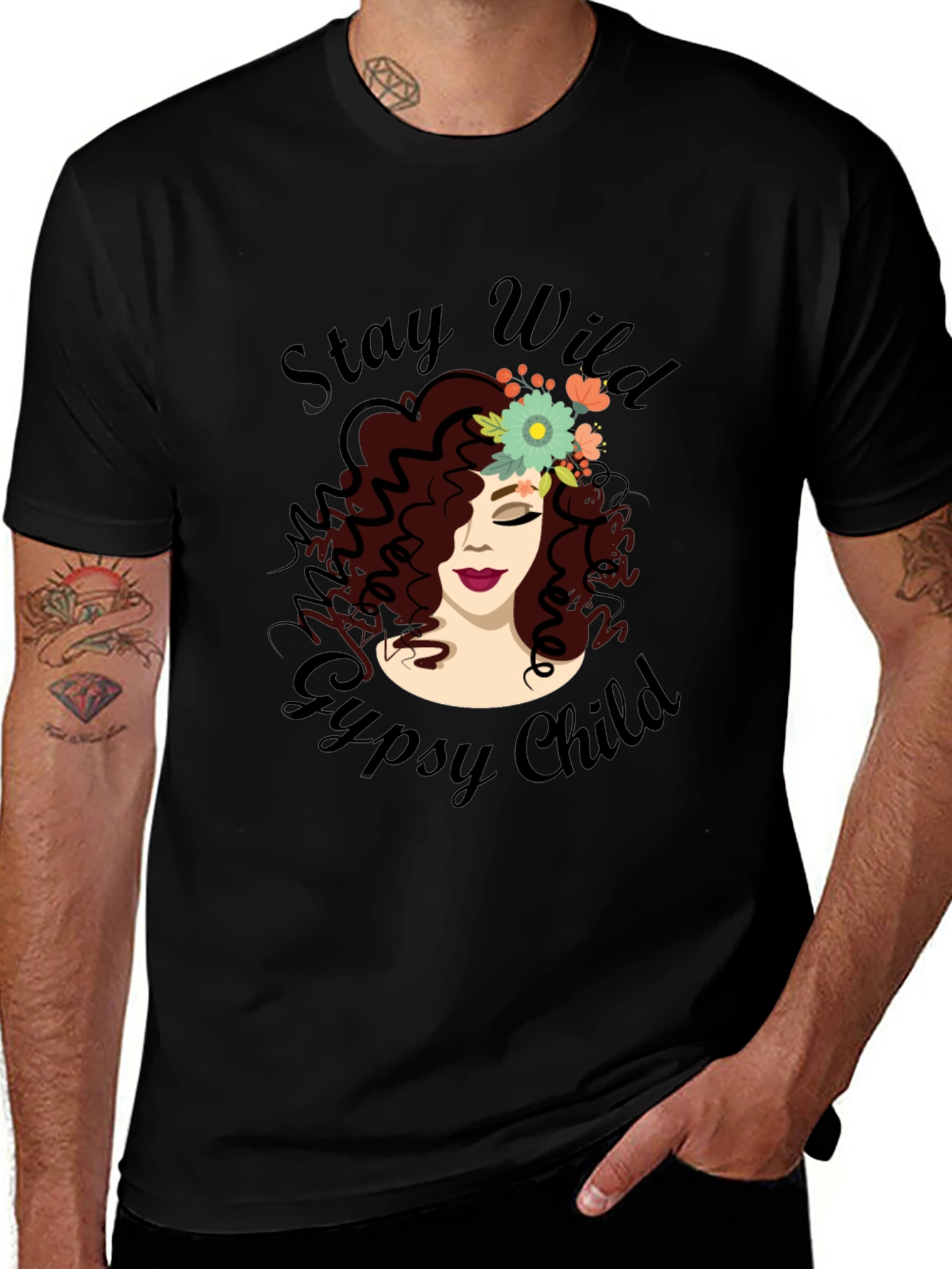 Stay Wild Gypsy Child Graphic T-Shirt