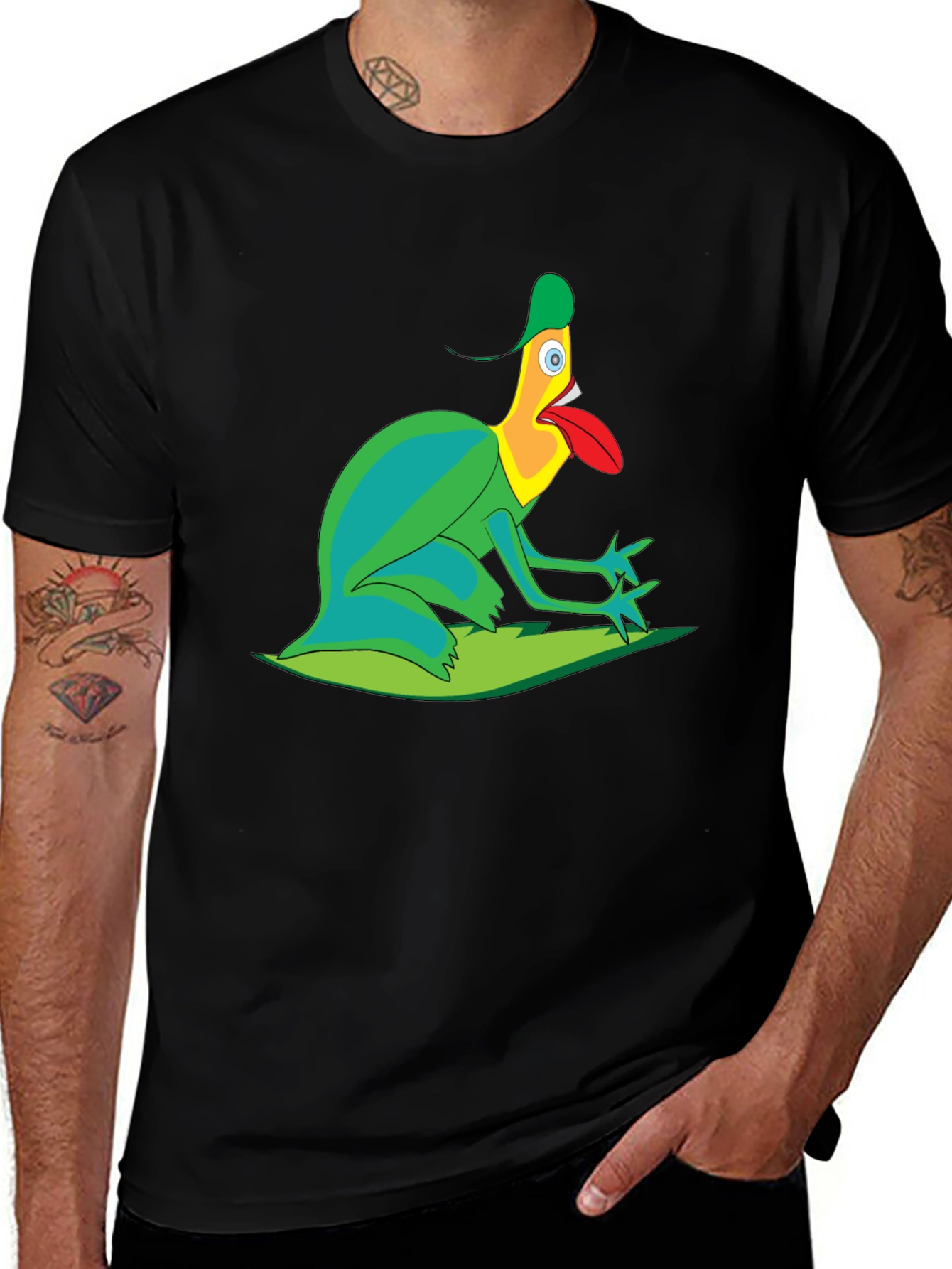 Variant 13 of Cartoon Frog T-Shirt - Funny Graphic Tee