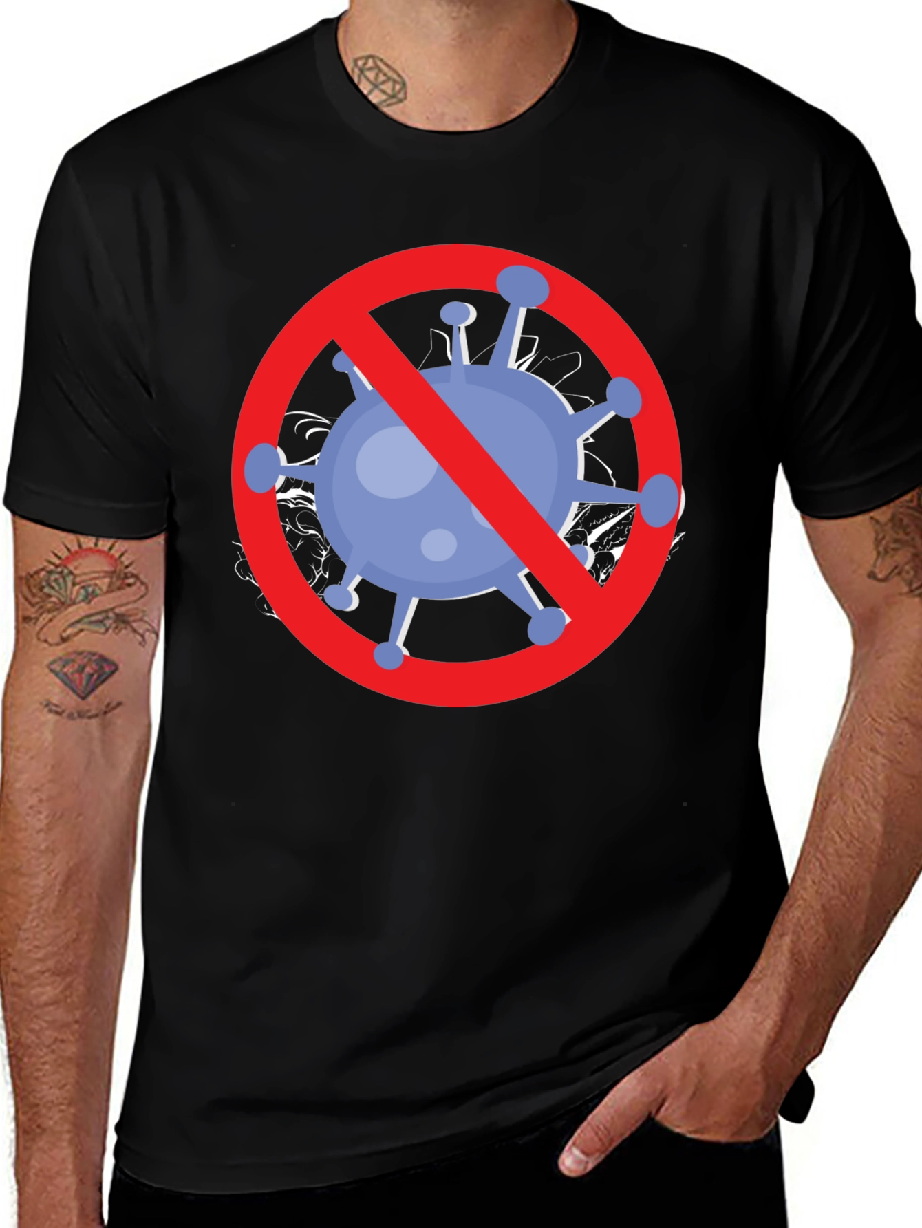 Variant 16 of Anti-Virus Graphic Tee - Stay Protected & Stylish!