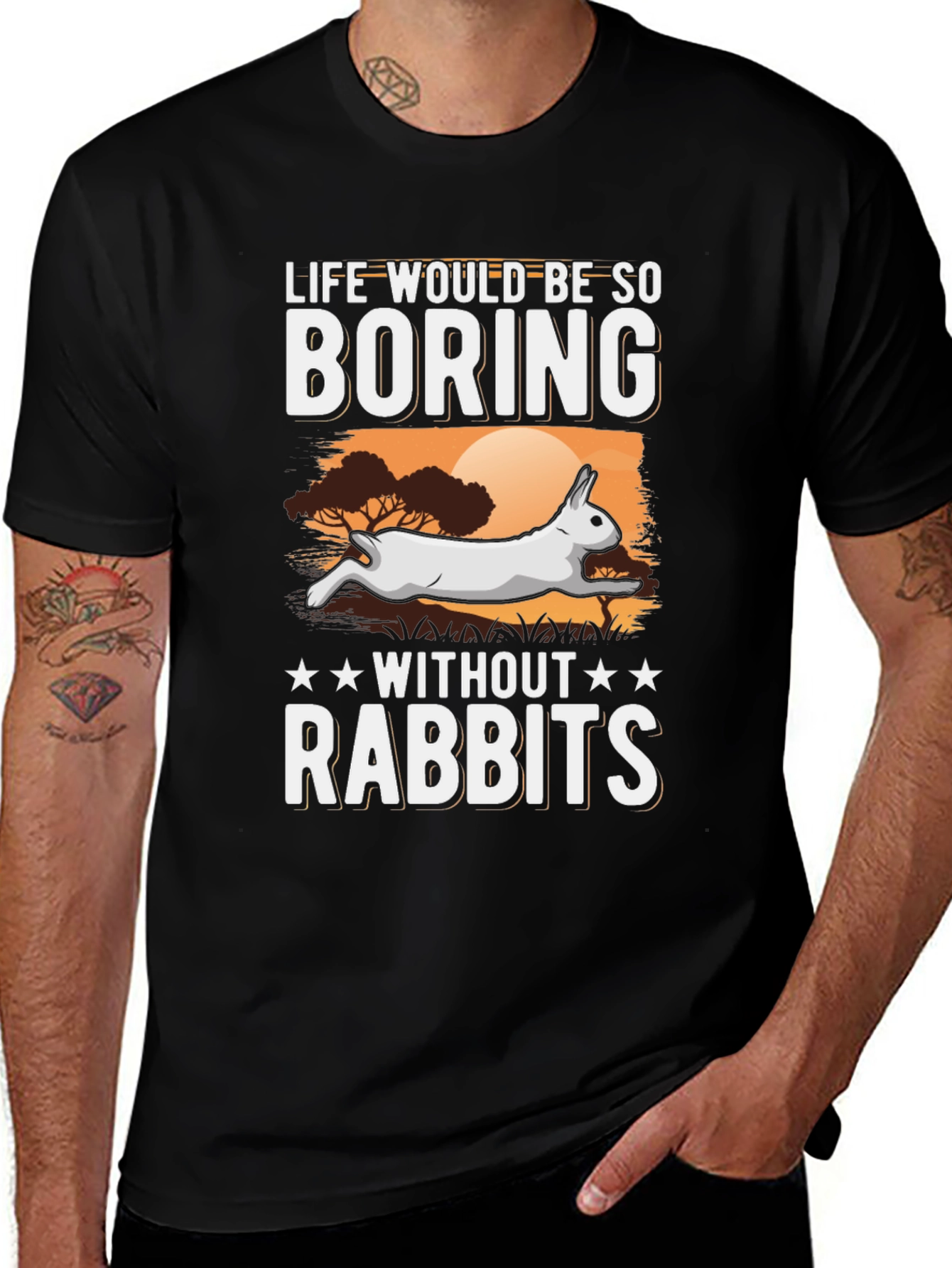 Variant 10 of Life Without Rabbits T-Shirt