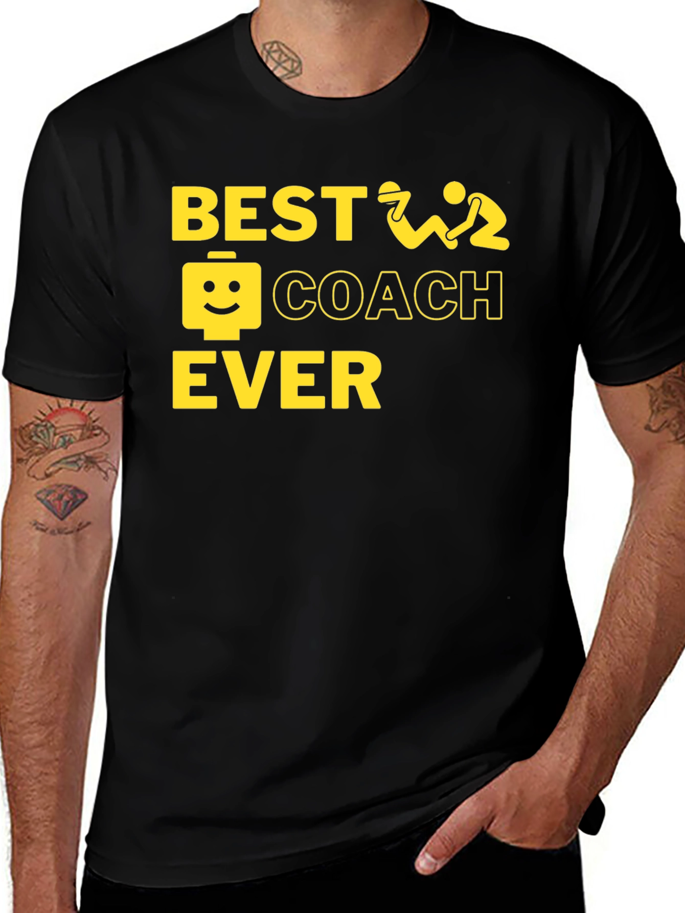 Variant 20 of Best Coach Ever Graphic T-Shirt