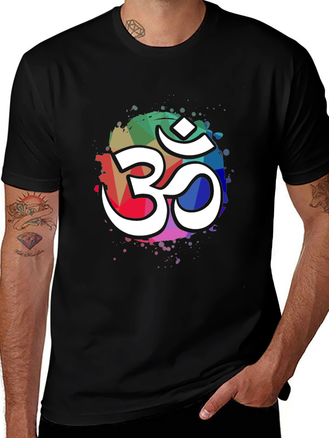 Variant 7 of Om Symbol T-Shirt - Spiritual Graphic Tee