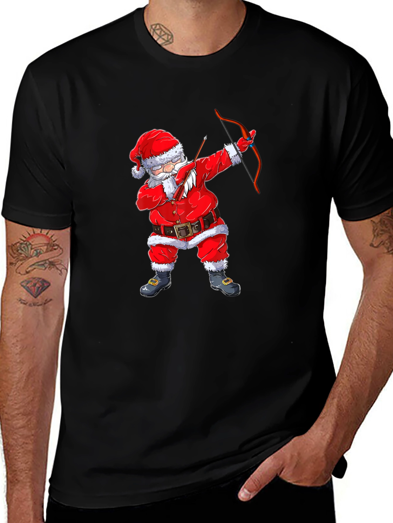 Santa Dabbing Archer T-Shirt - Holiday Cheer
