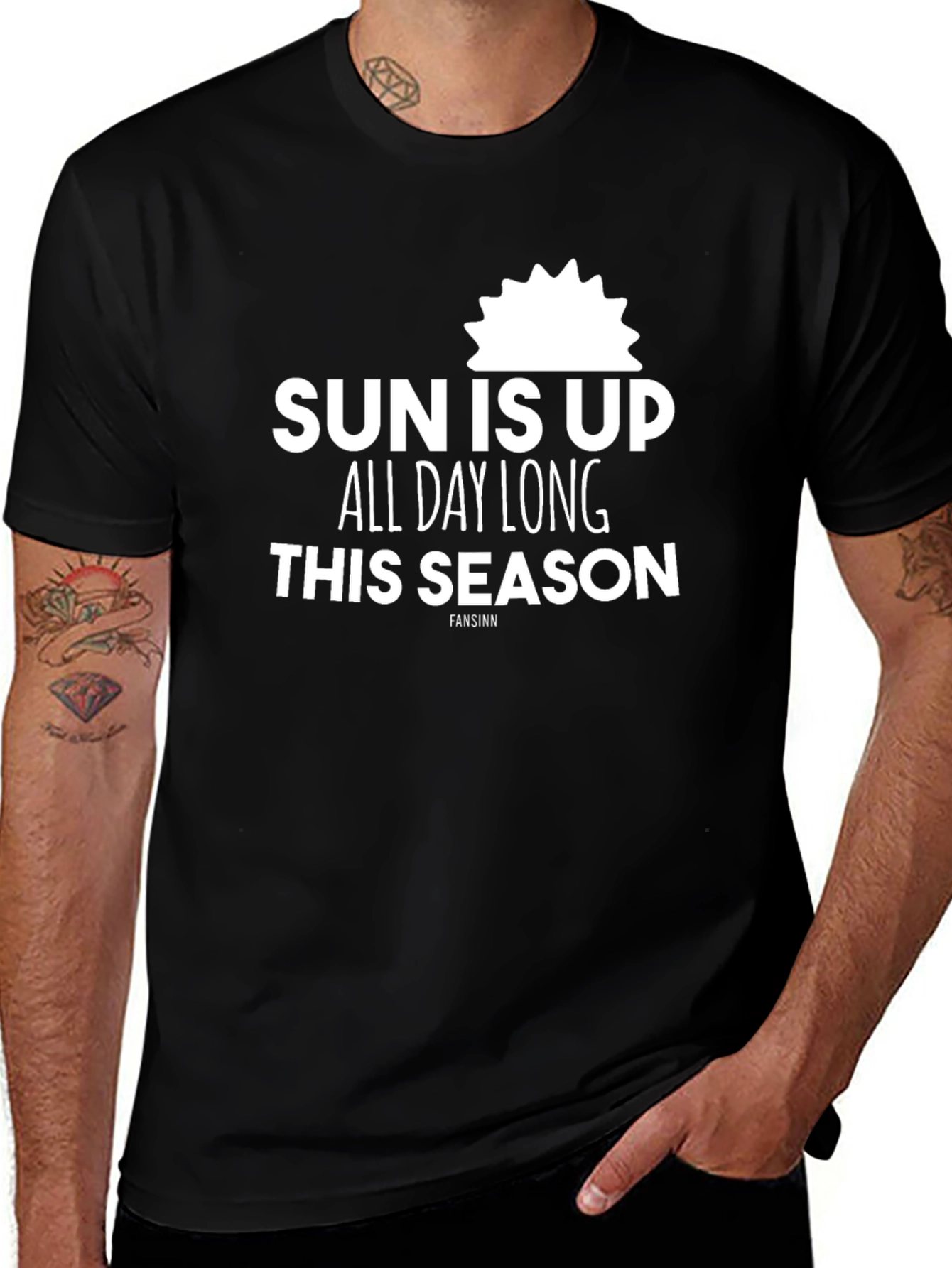 Variant 24 of Sun Is Up All Day Long Graphic Tee