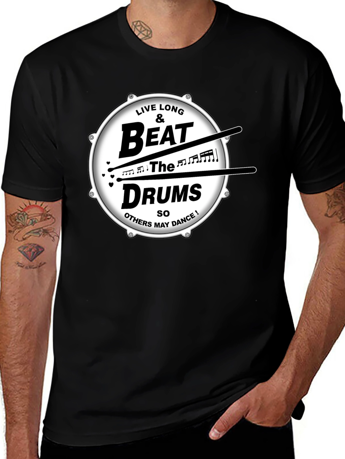 Variant 30 of Live Long & Beat the Drums Graphic T-Shirt