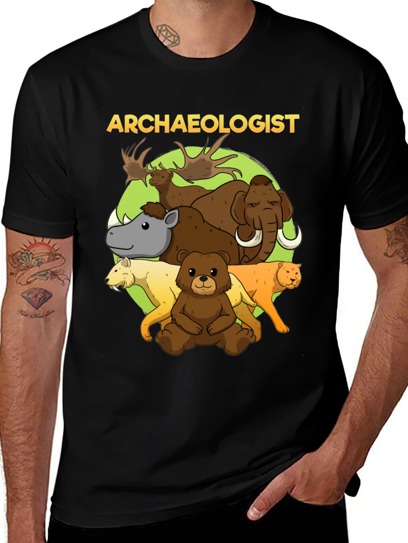 Variant 28 of Archaeologist Animal T-Shirt