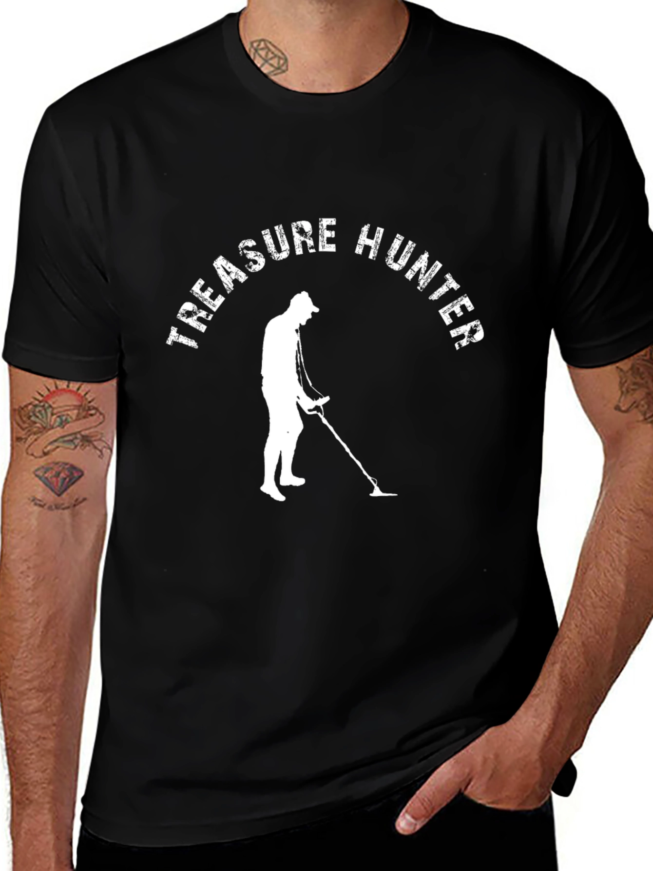 Variant 20 of Treasure Hunter T-Shirt - Metal Detecting Hobby Tee