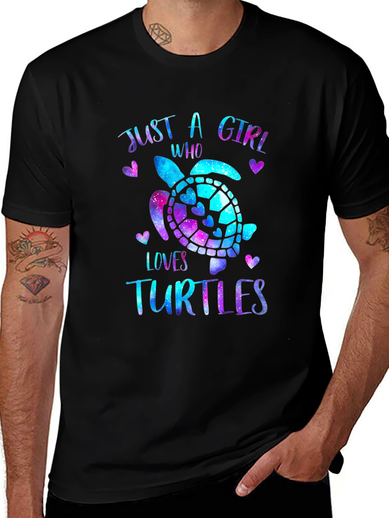 Variant 19 of Just A Girl Who Loves Turtles T-Shirt
