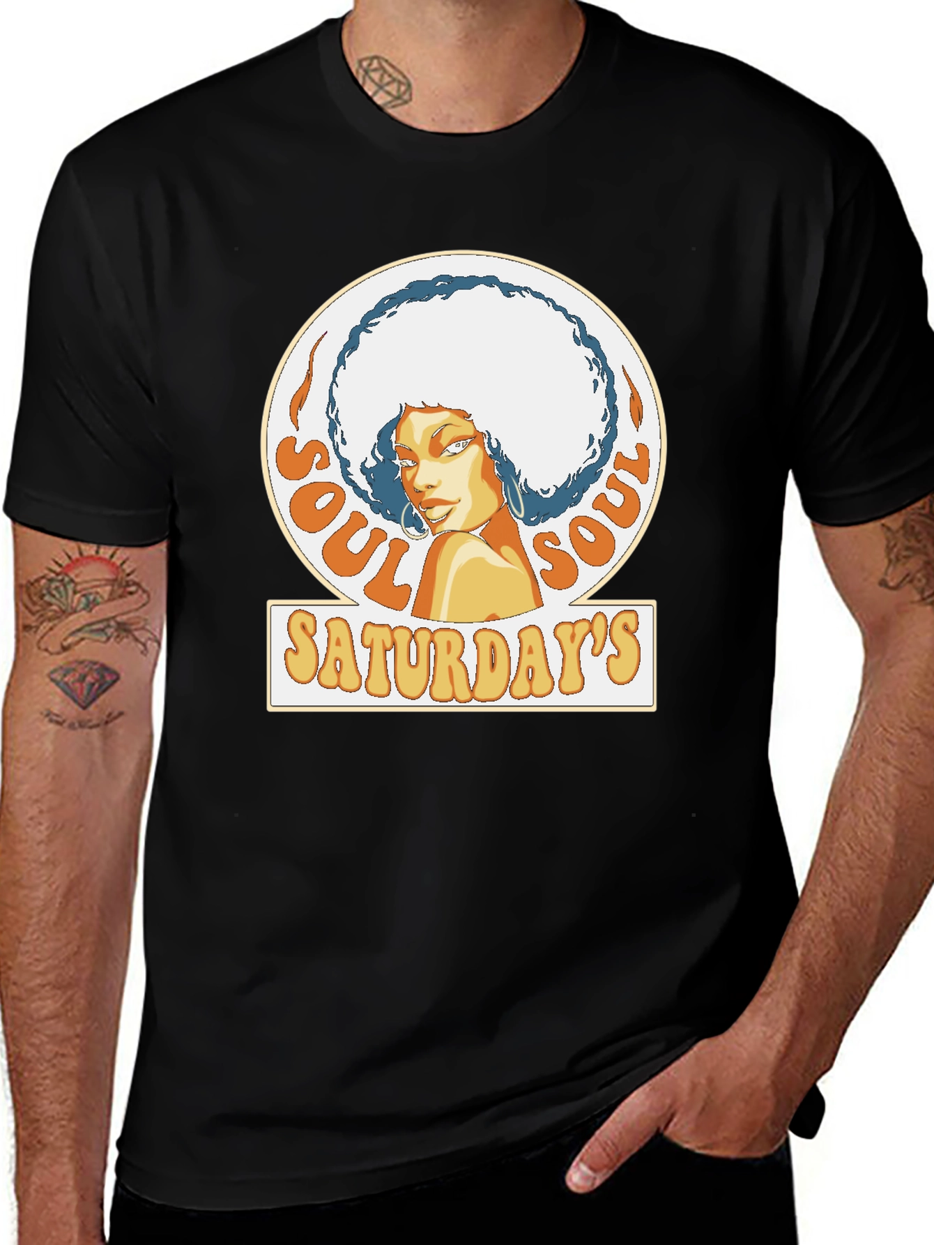 Variant 8 of Soul Saturday's Graphic T-Shirt - Retro Style