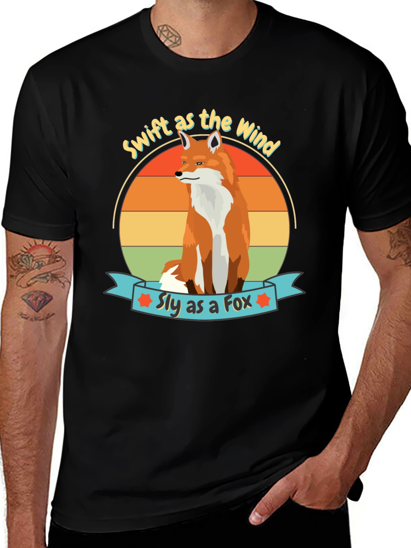 Variant 6 of Sly Fox Graphic Tee - Swift as the Wind
