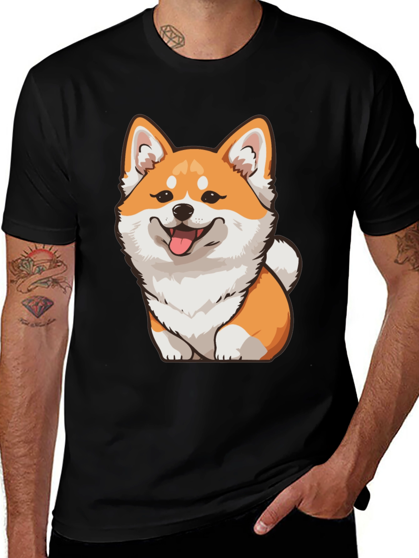 Variant 18 of Cute Shiba Inu Dog Graphic T-Shirt - Unisex