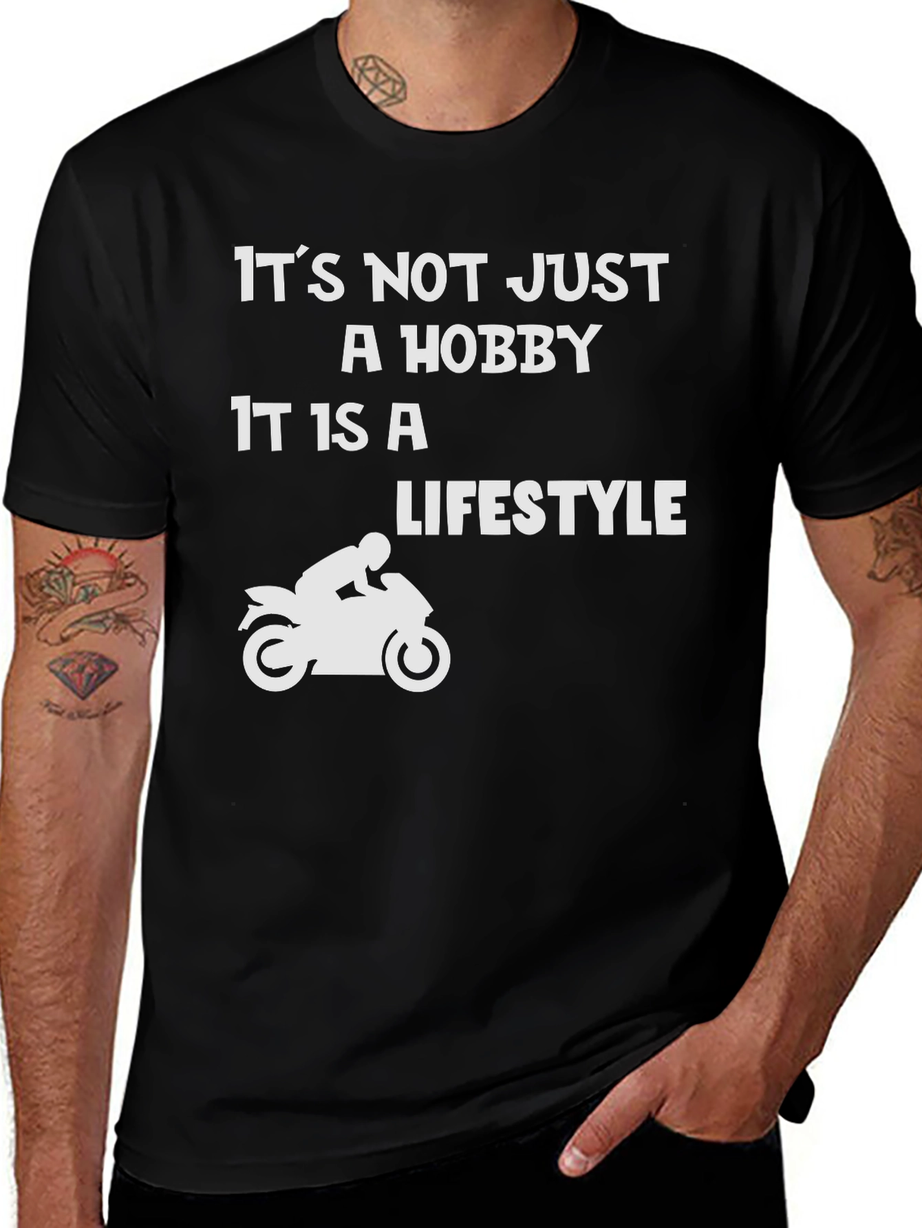 Variant 18 of Motorcycle Lifestyle Graphic Tee
