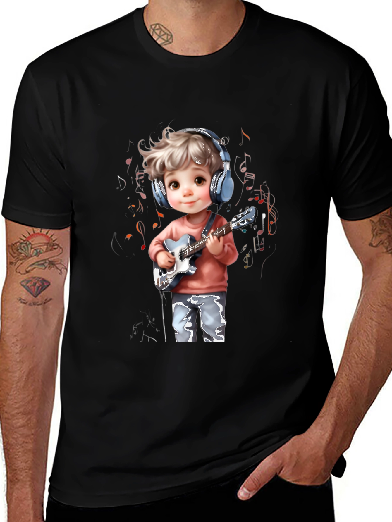 Variant 13 of Boy with Guitar Graphic Tee