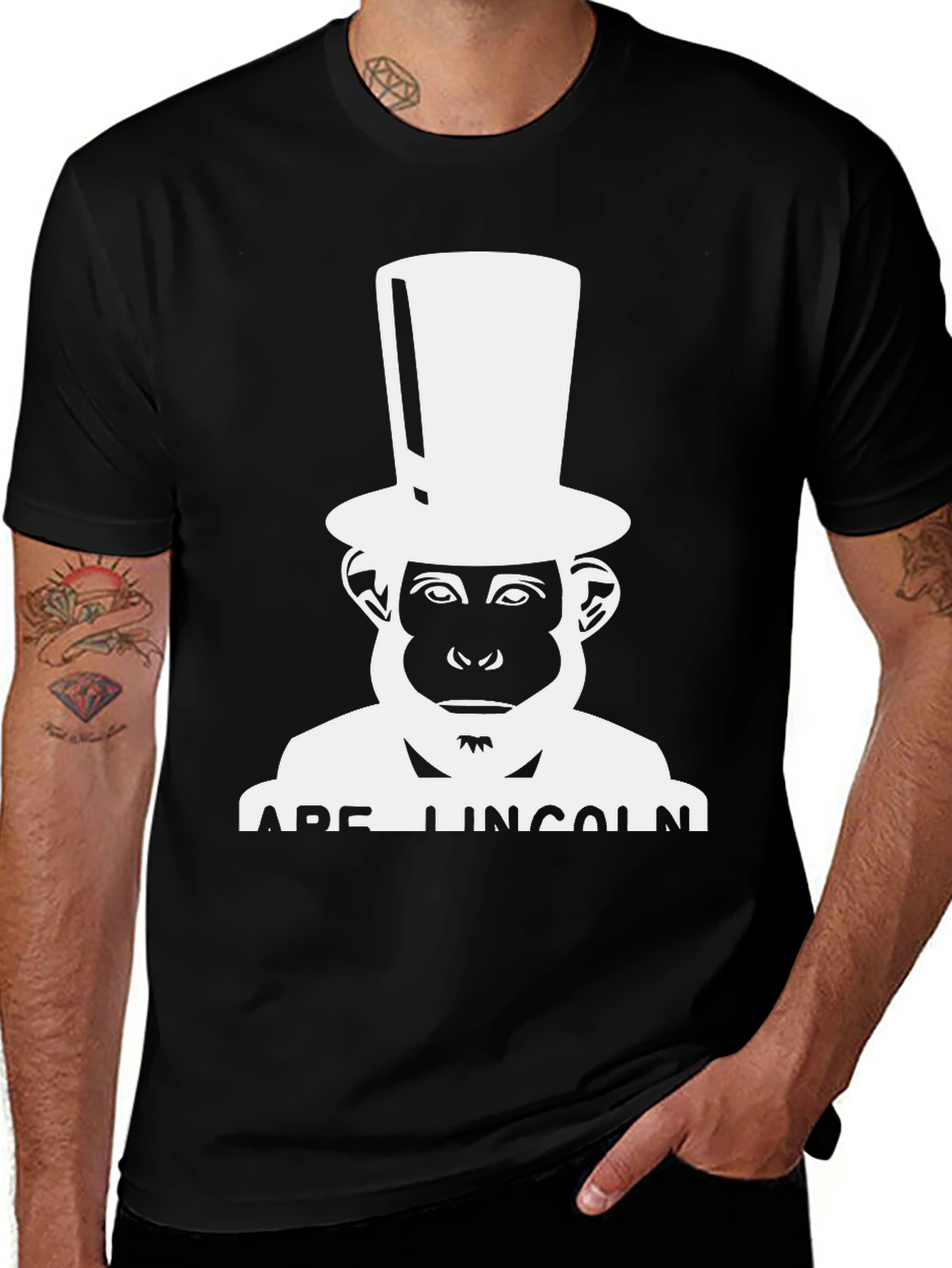 Variant 13 of Ape Lincoln Funny T-Shirt