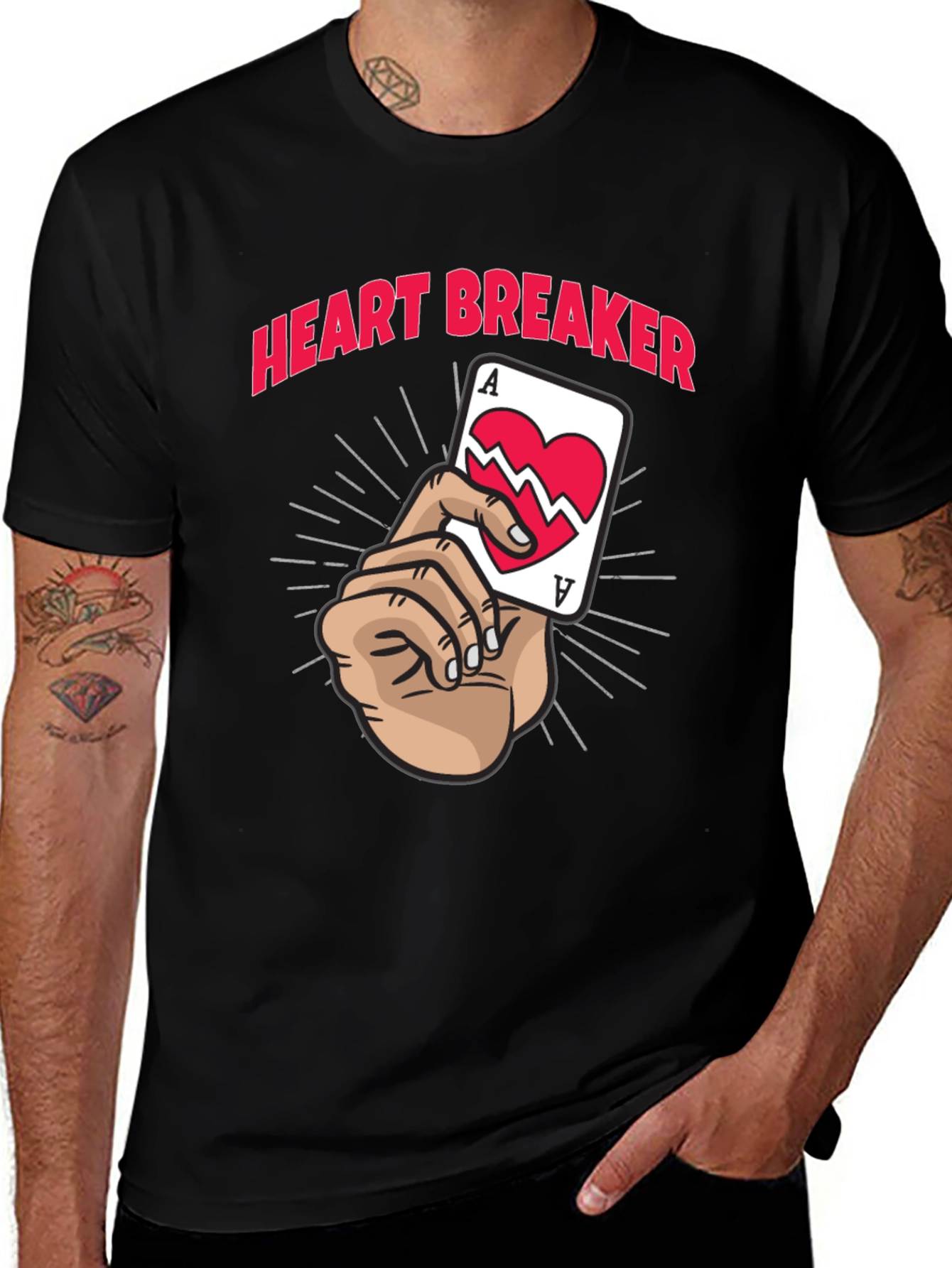 Variant 3 of Heartbreaker Ace T-Shirt