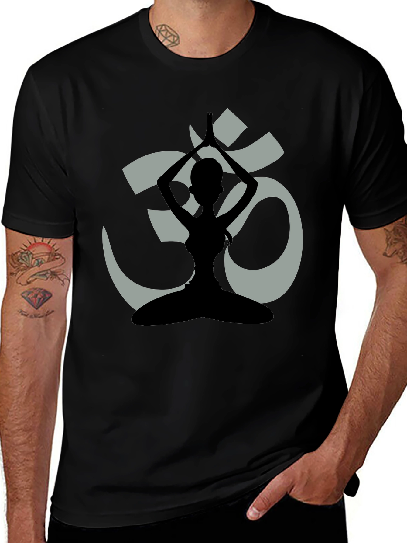 Variant 19 of Yoga Om Symbol Graphic T-Shirt